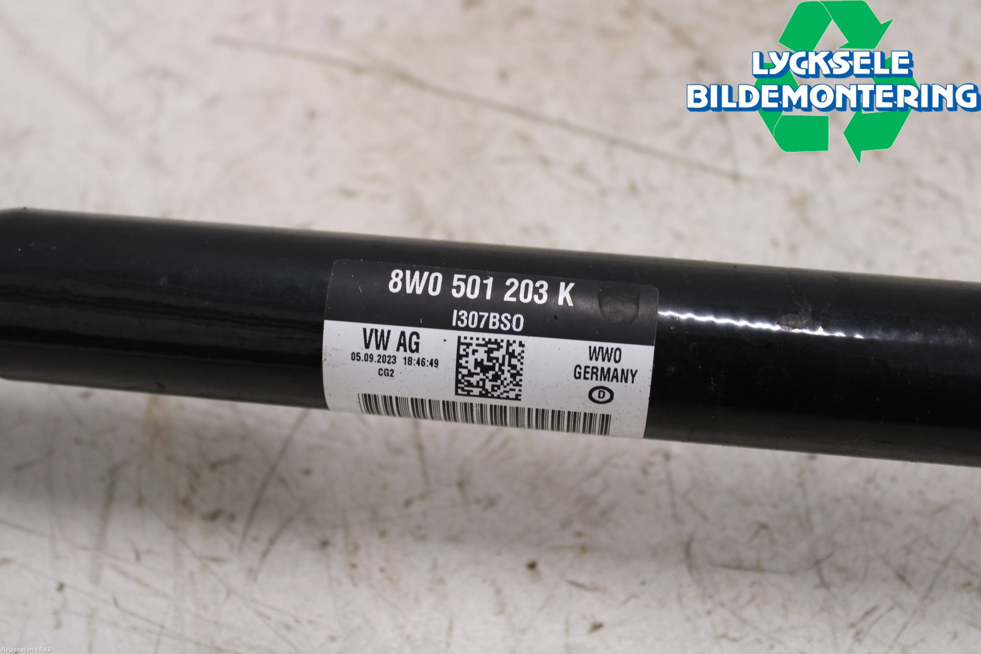 Audi A4/S4 B9 20- Drivaxel Bak Vänster