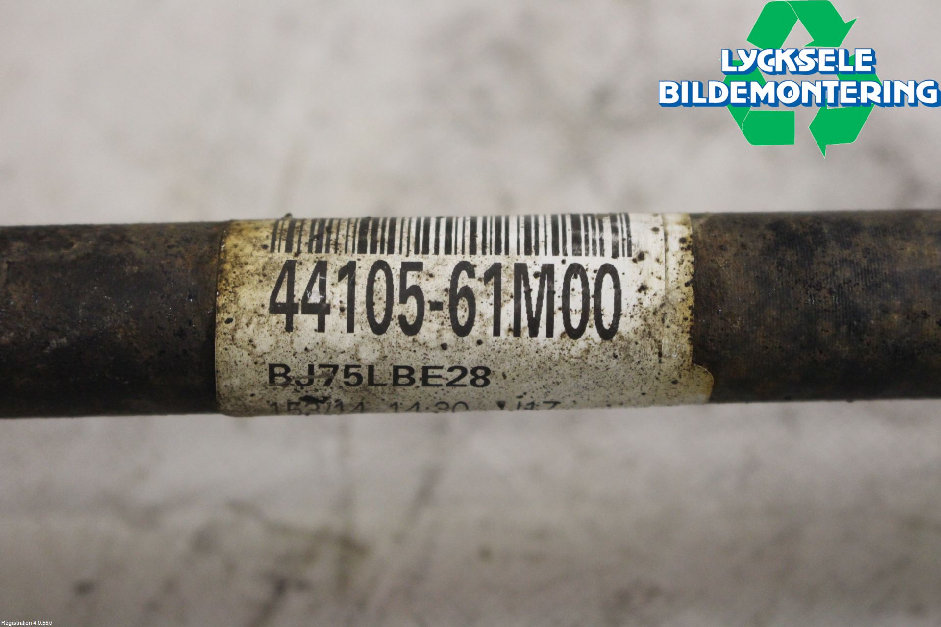 Suzuki SX4 S-CROSS 14-21 Drivaxel Bak Höger