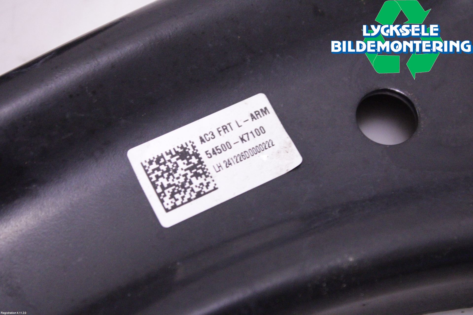 Hyundai i10 LA 20- Bärarm Fram Undre Vä