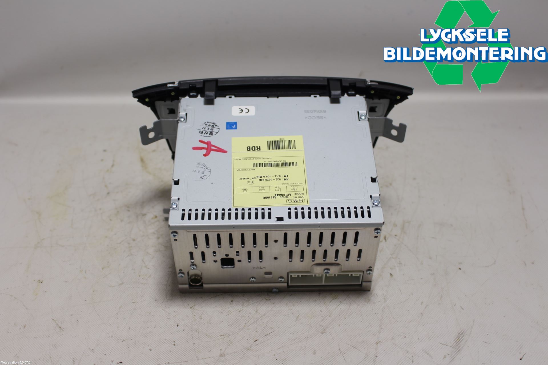 Hyundai i30 GD 13-17 Cd Radio - Multimediapanel