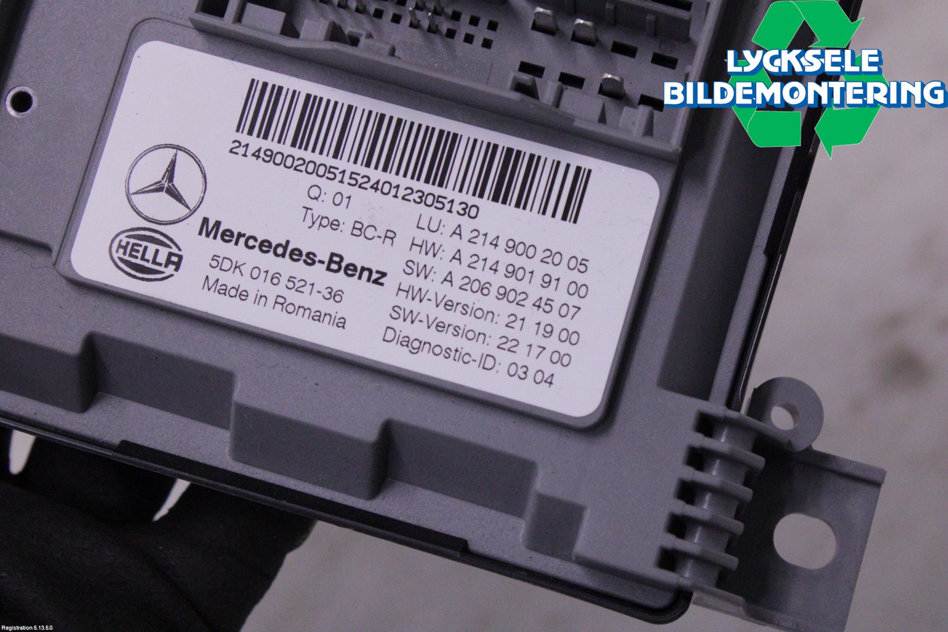 Mercedes-Benz MB C-KLASS (W206) 21- Styrenhet Övrigt