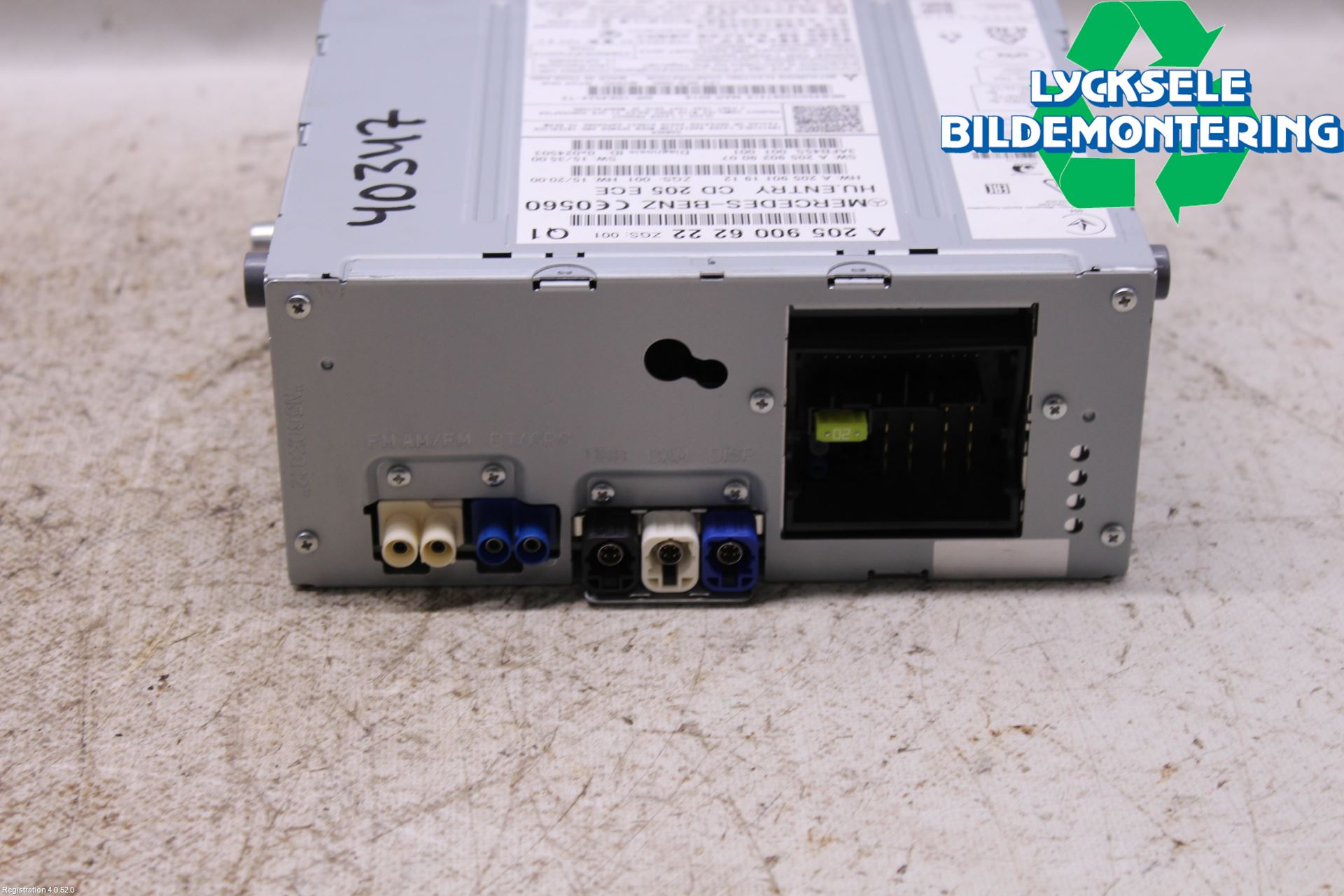 Mercedes-Benz MB GLC-KLASS (X253/C253) 15-22 Cd Radio - Multimediapanel