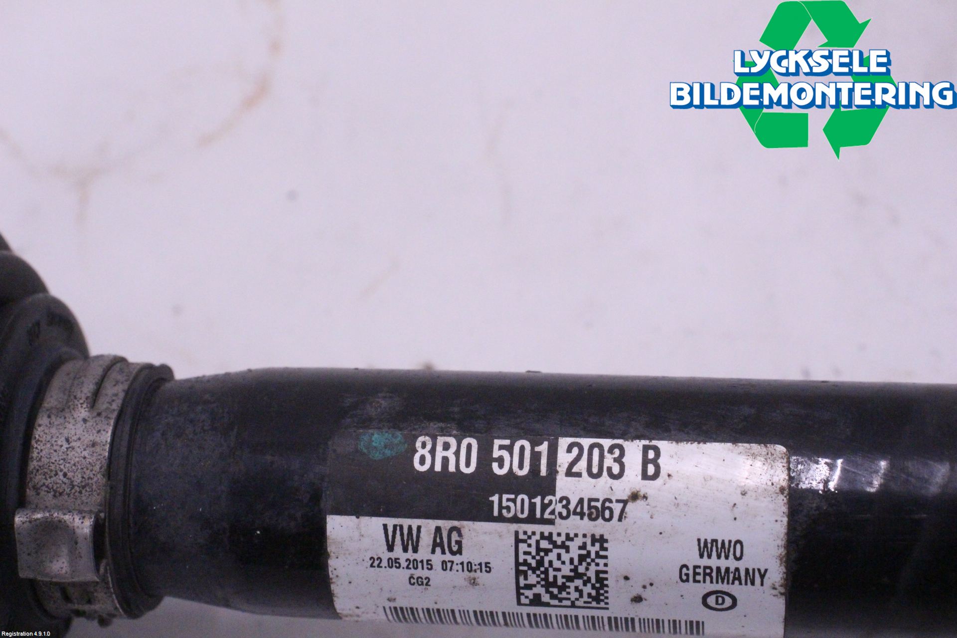 Audi Q5 09-16 Drivaxel Bak Höger