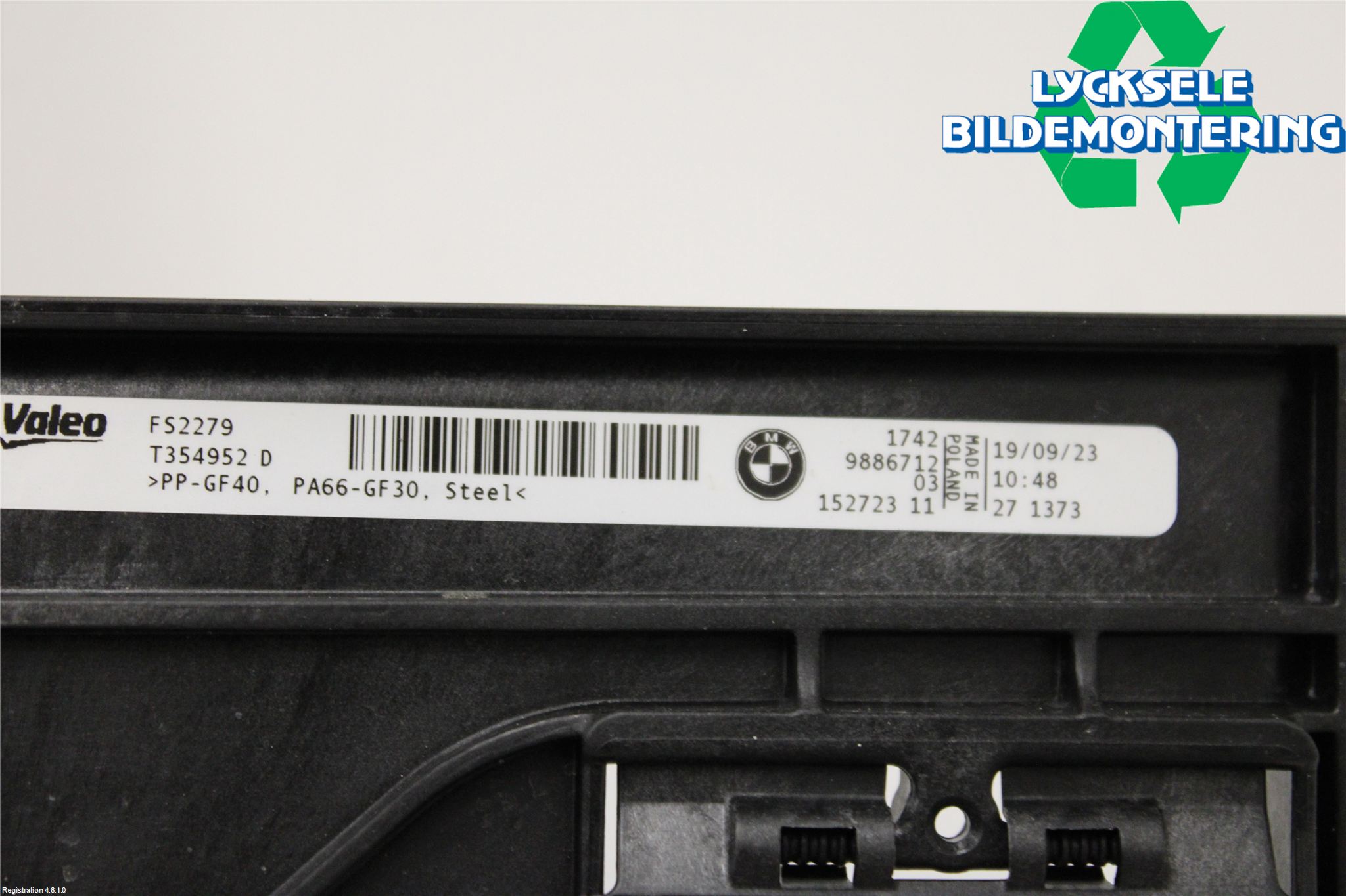 BMW 4/i4 G26 GRAN COUPÉ 21- Kylfläkt El