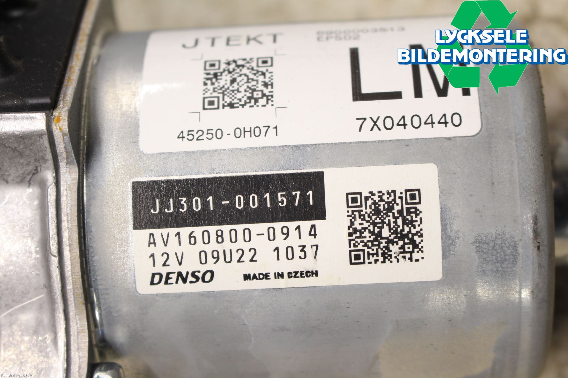 Toyota AYGO 15-21 Rattaxelagg Med Inb Servo