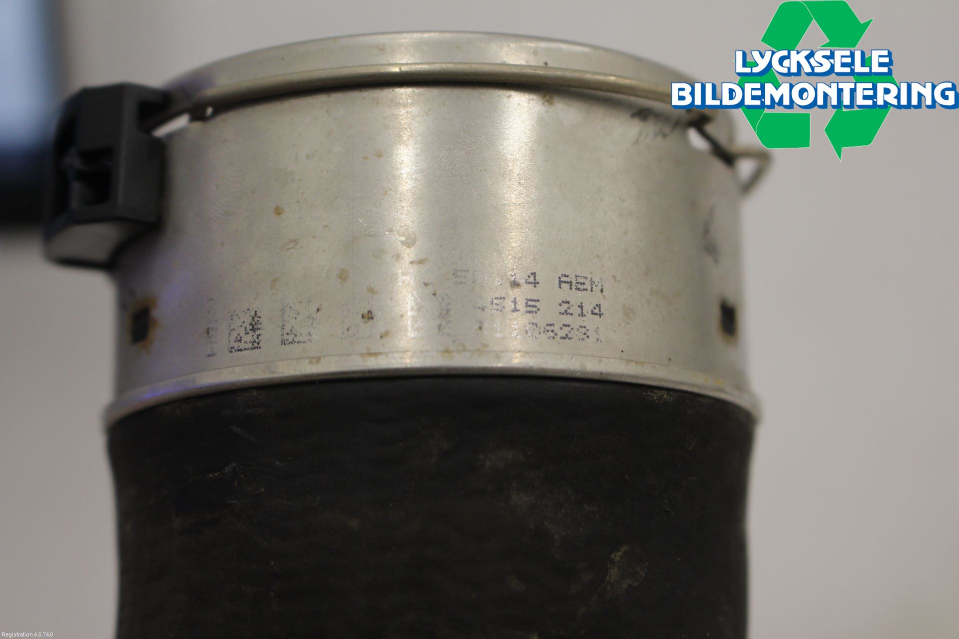 Nissan NAVARA 05-16 Laddluft-Intercoolerrör