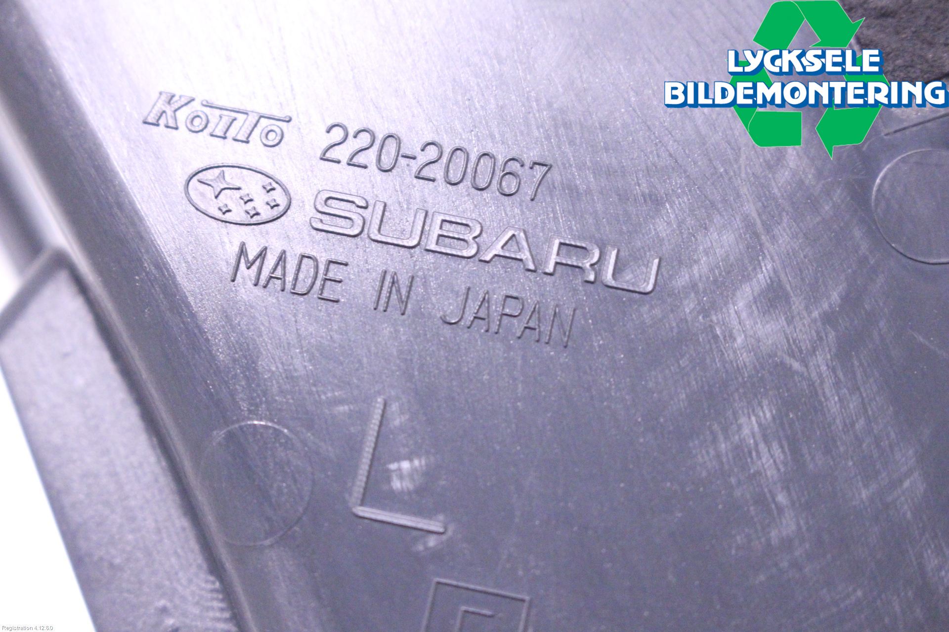 Subaru OUTBACK 10-15 Bakljussarg
