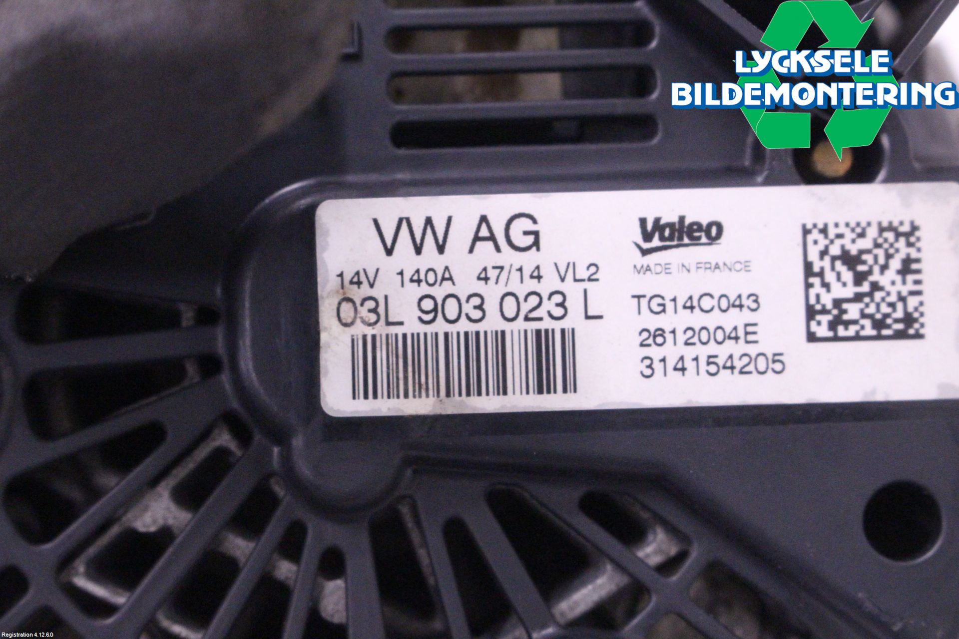 Volkswagen VW GOLF / E-GOLF VII 13-20 Generator