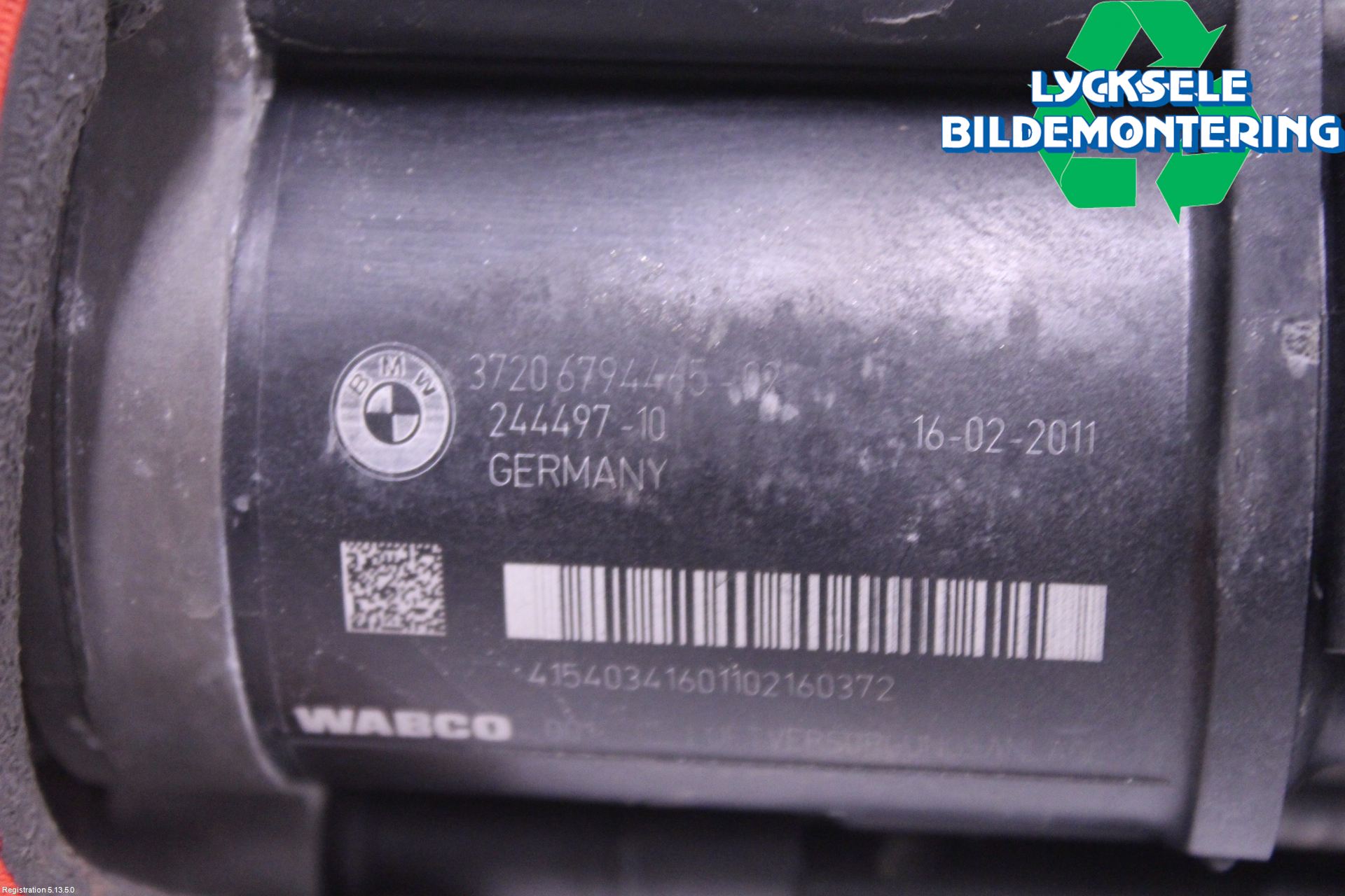 BMW 5 F10/F11/F18 09-17 Kompressor Stöt-Fjädring