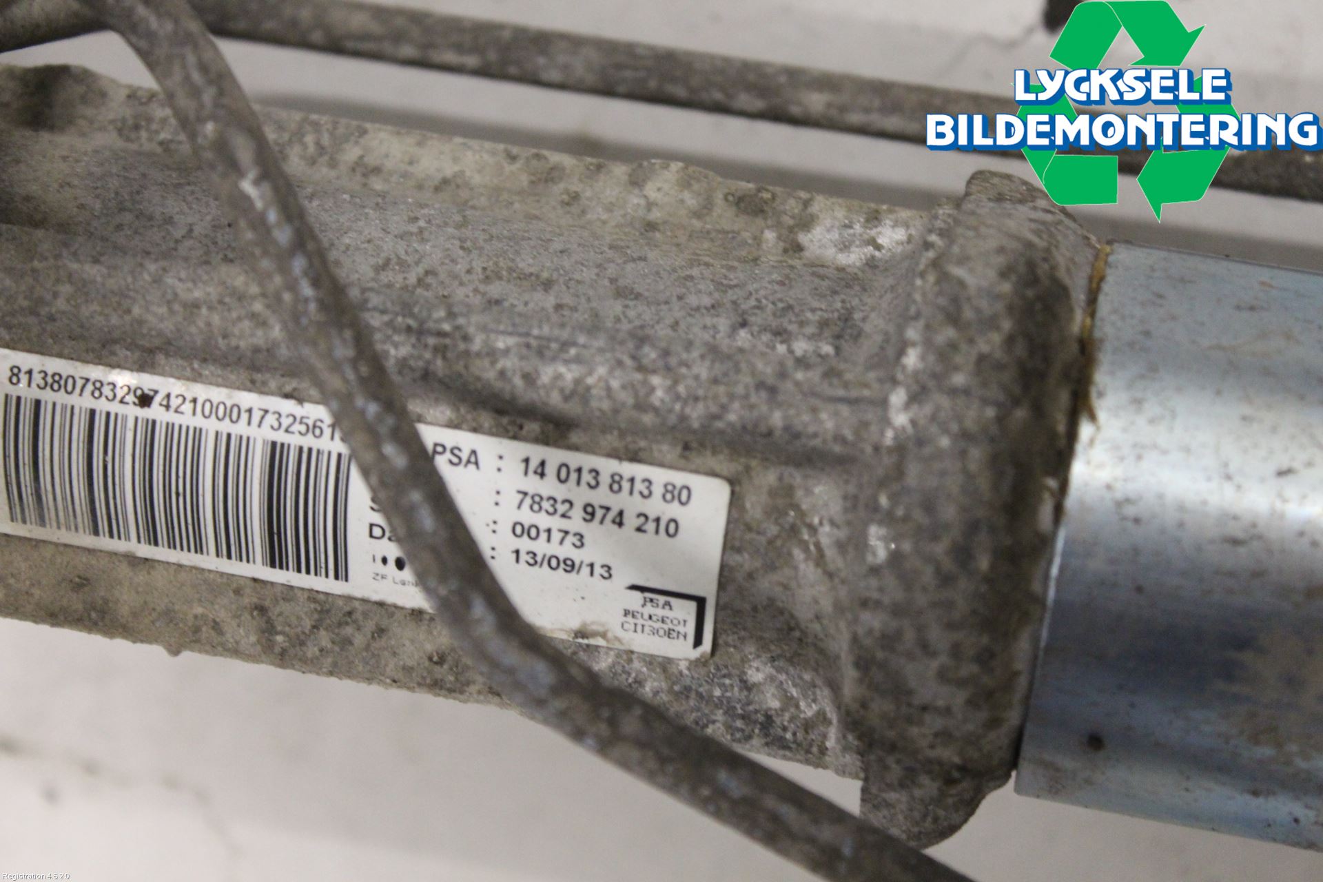 Peugeot EXPERT 07-14 Styrväxel Servo -Snäcka