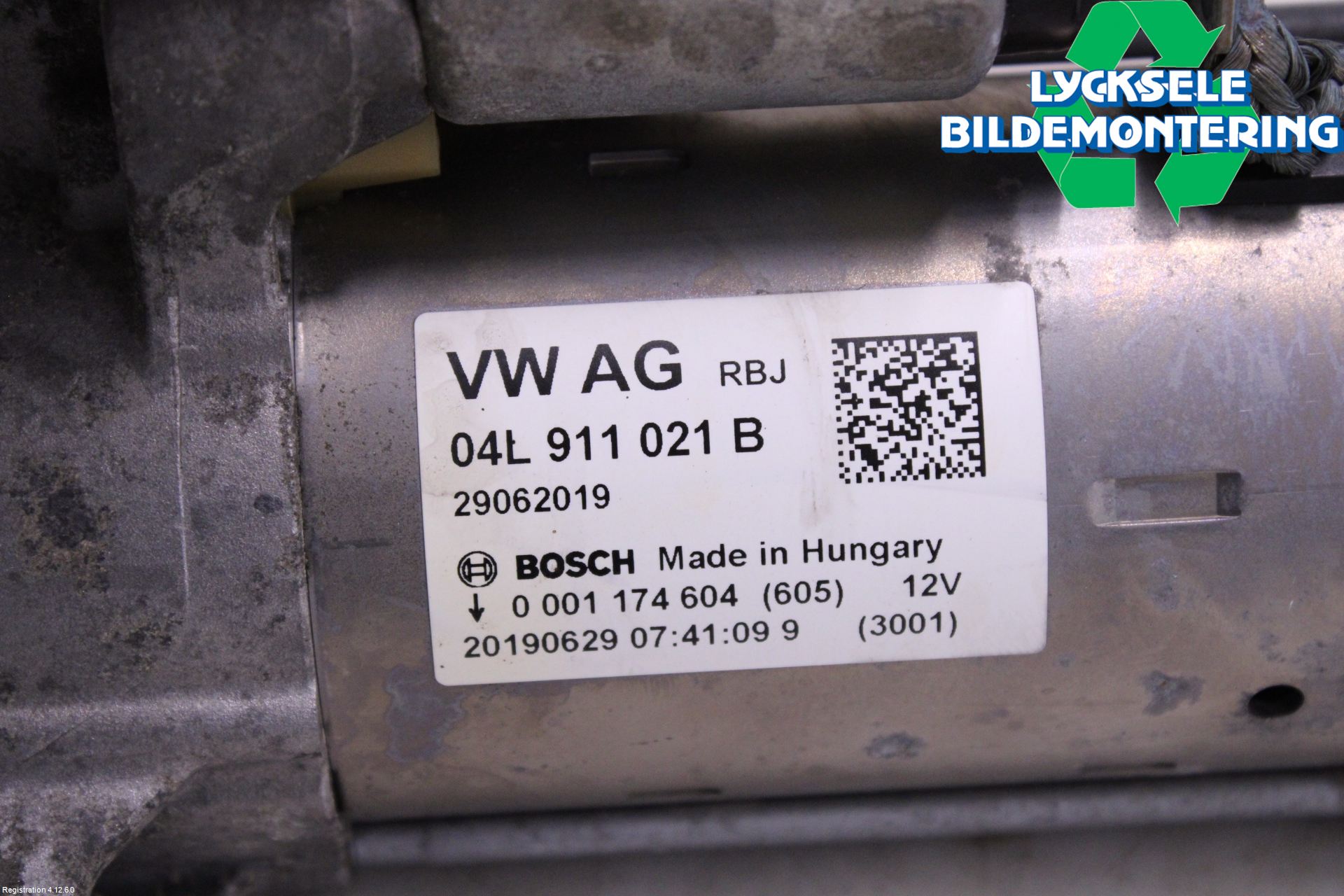 Audi A4/S4 B9 20- Startmotor Diesel