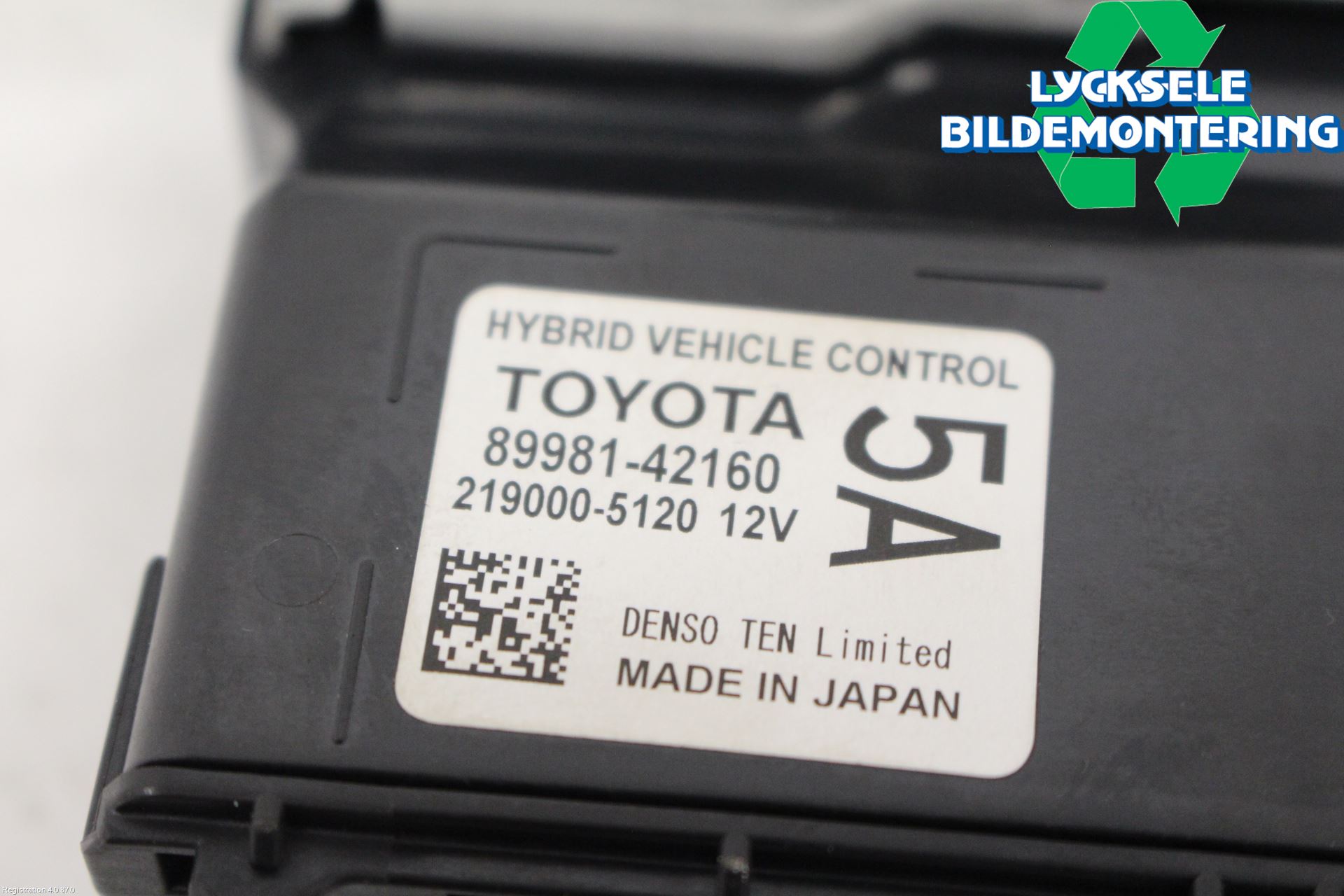 Toyota RAV4 19- Styrenhet Övrigt