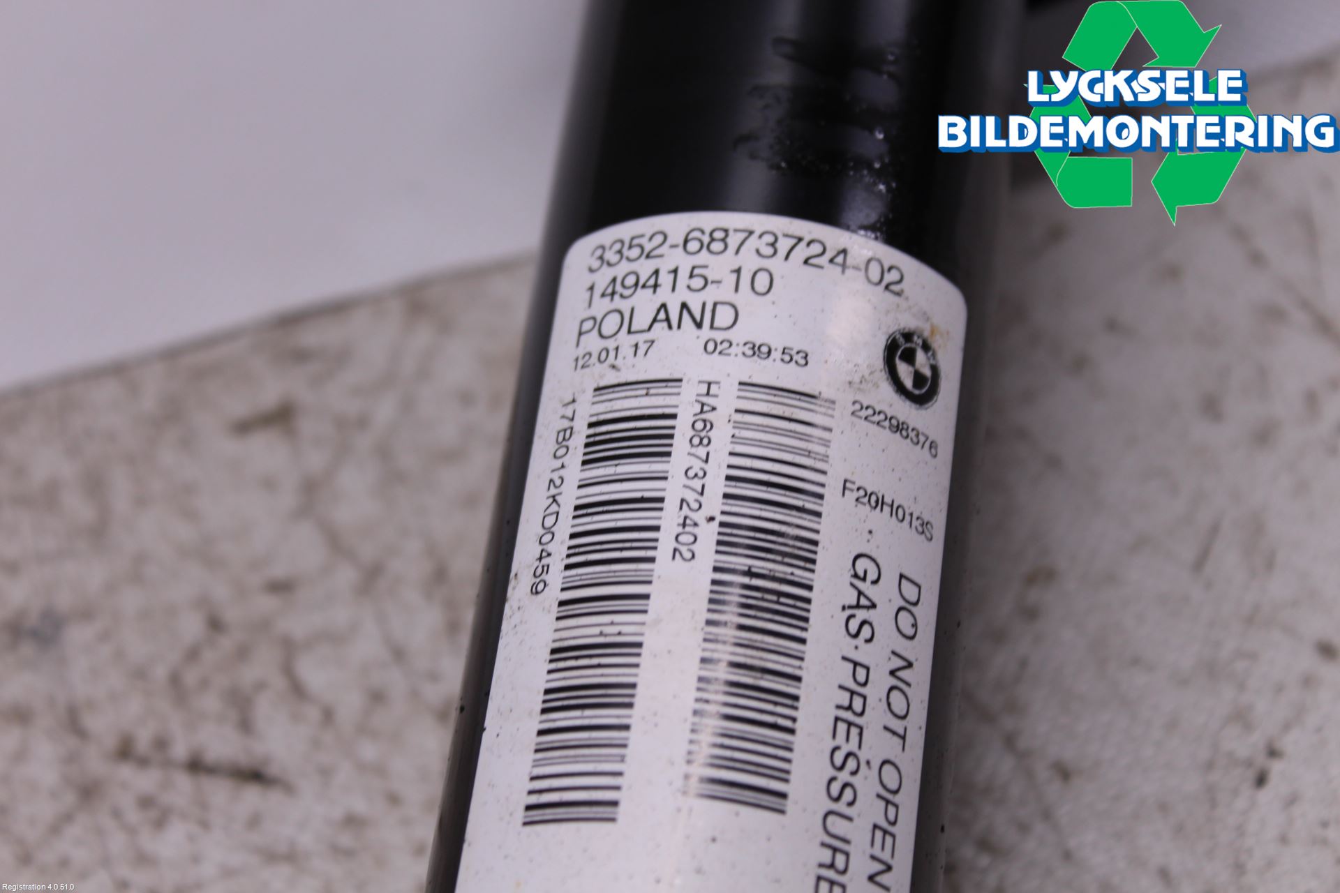 BMW 1 F20/F21 11-19 Stötdämpare Bak