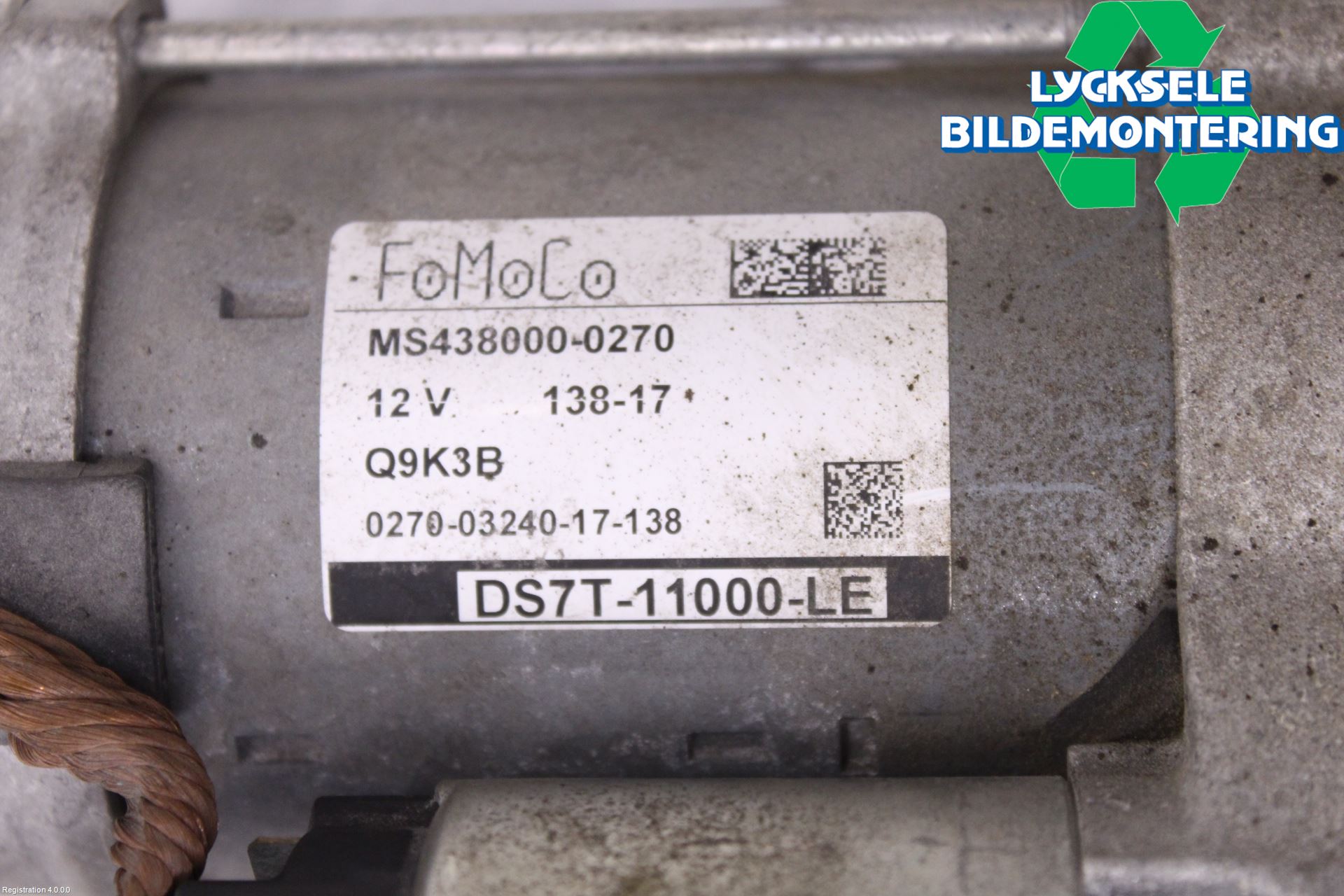 Ford KUGA 17-19 Startmotor Diesel