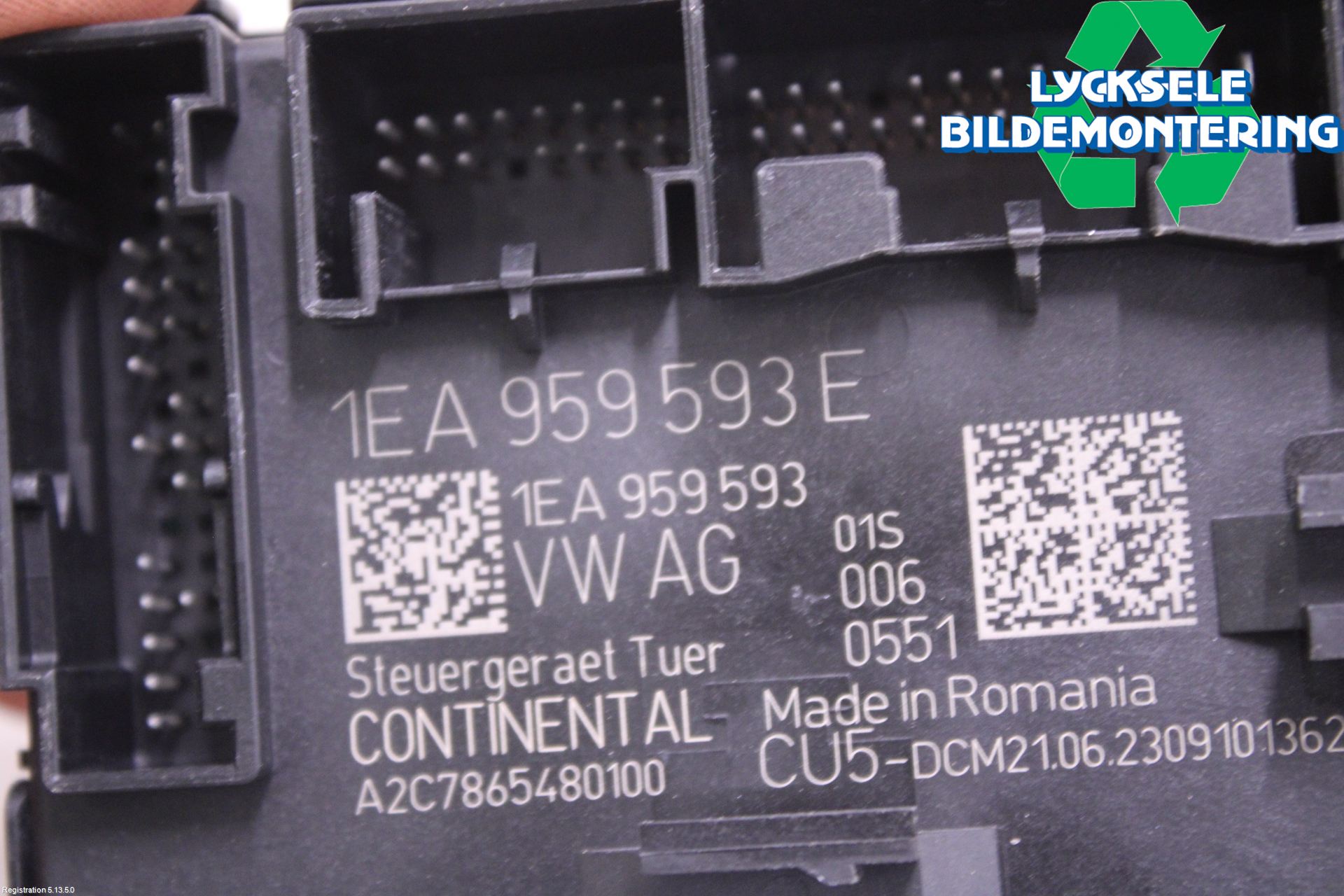 Volkswagen VW ID.4 21- Styrenhet Dörr