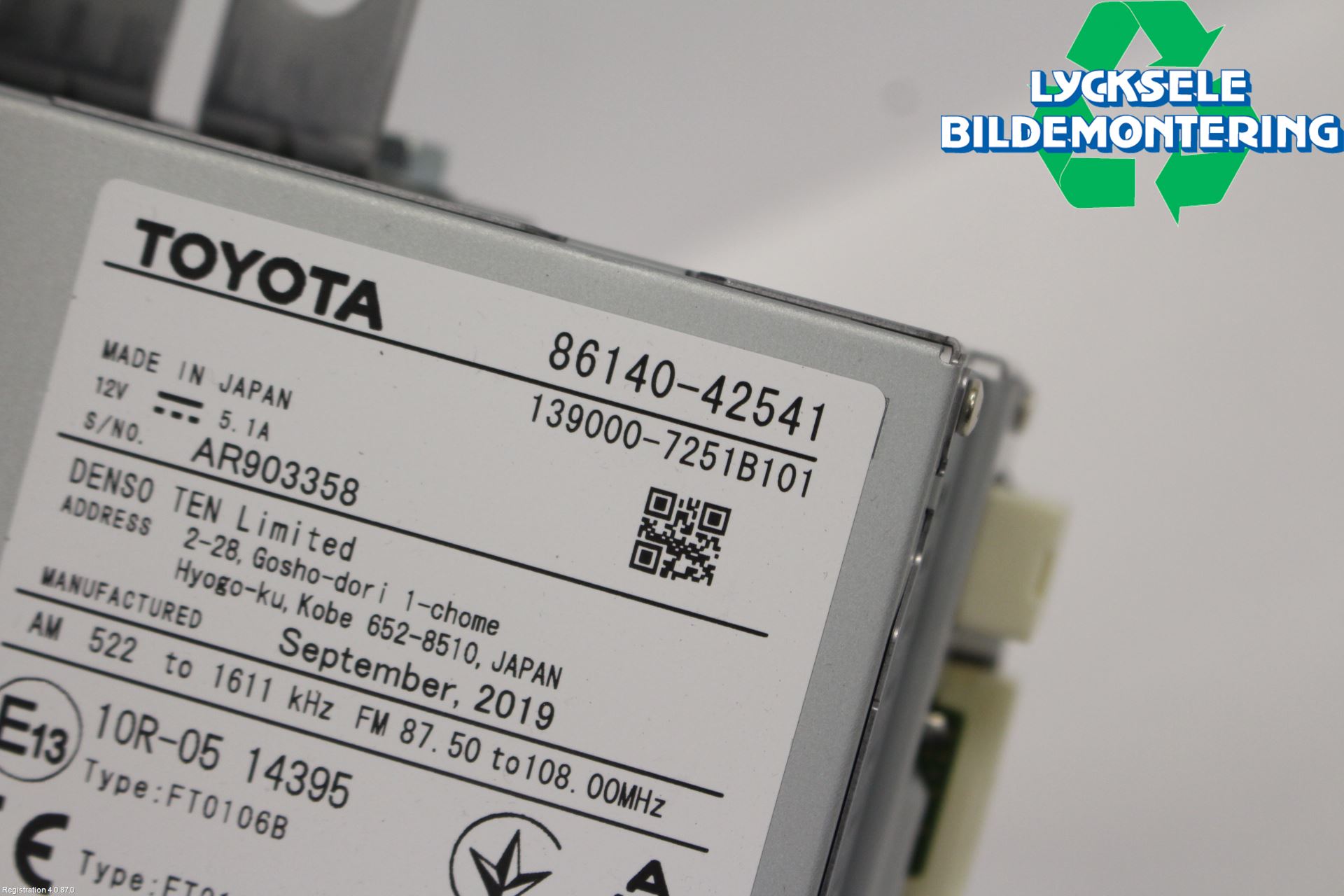 Toyota RAV4 19- Cd Radio - Multimediapanel