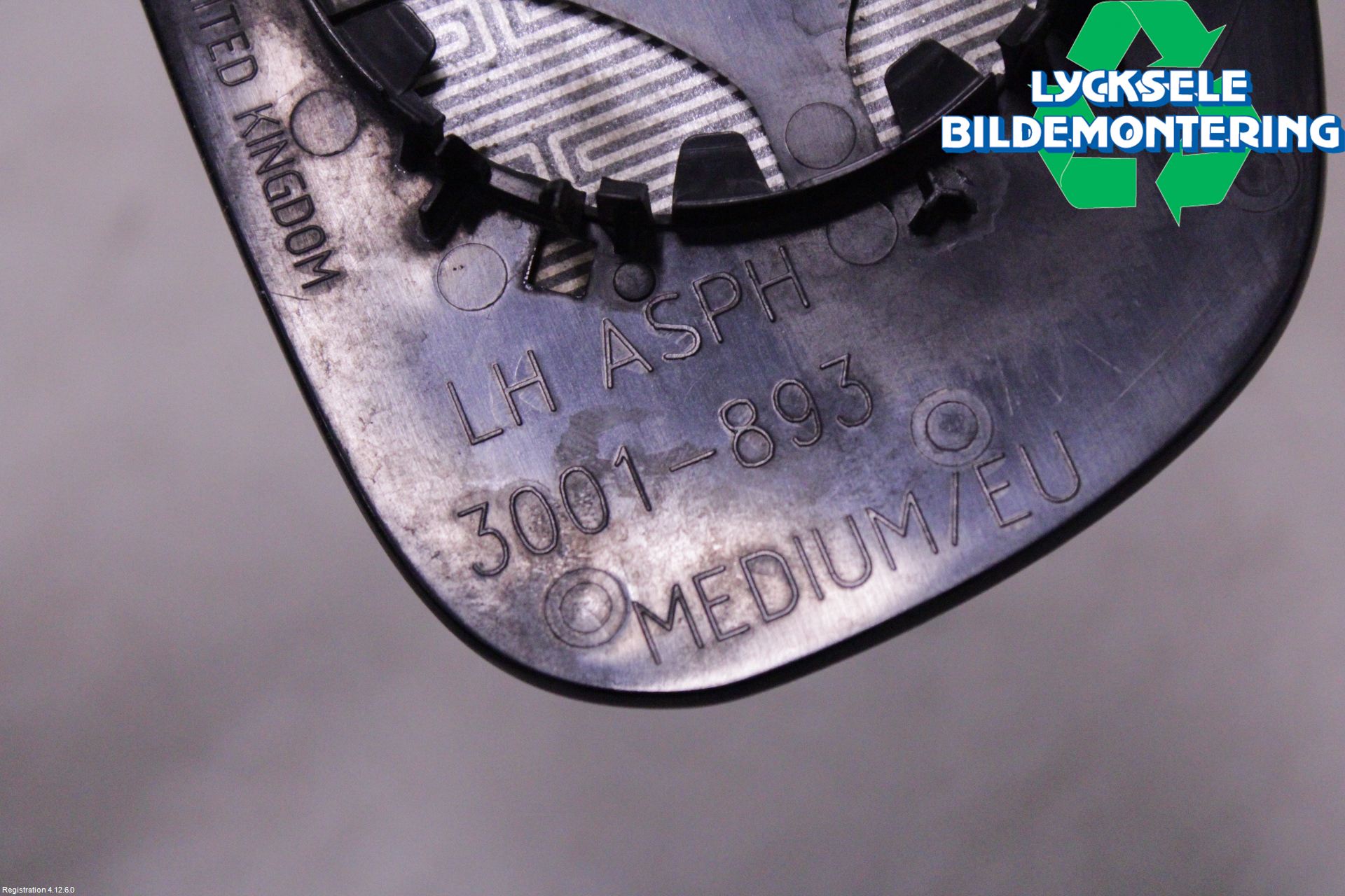 Volvo V70 08-13 Spegelglas Vä