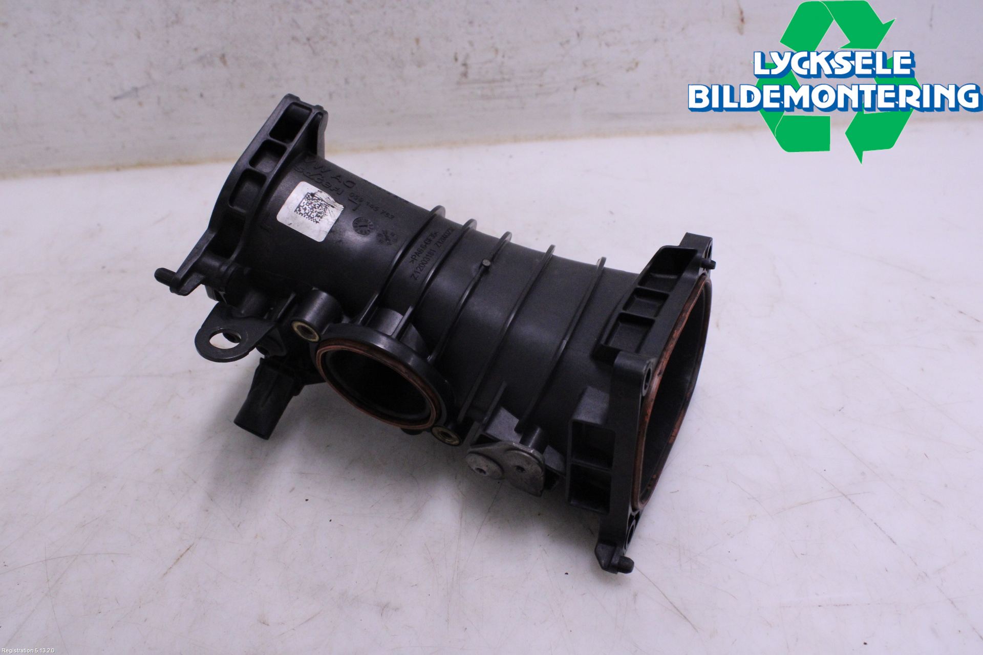 Volkswagen VW AMAROK 2H 10-22 Laddluft-Intercoolerrör