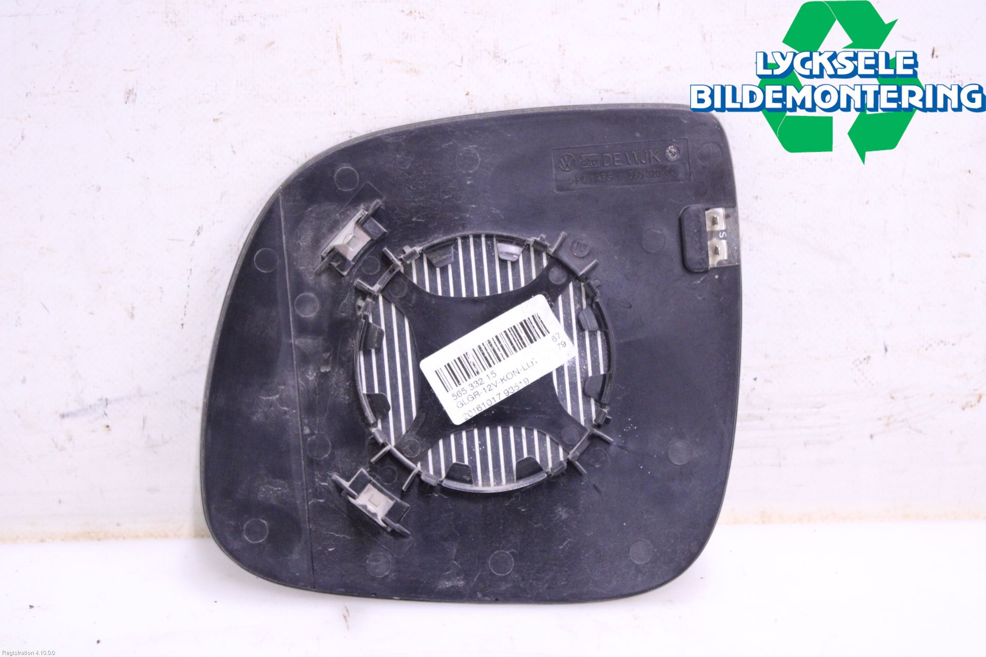 Volkswagen VW AMAROK 2H 10-22 Spegelglas Hö