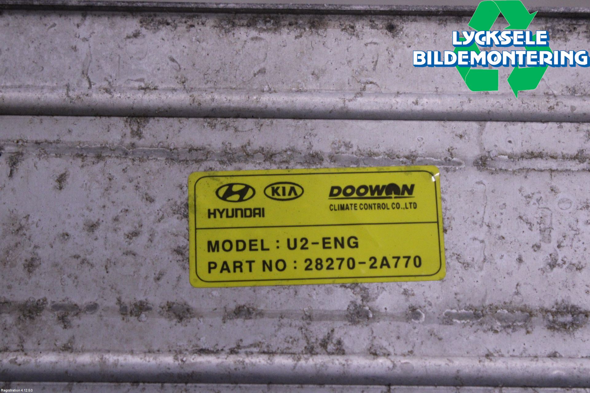 Hyundai i30 GD 13-17 Laddluft-Intercooler Kyl