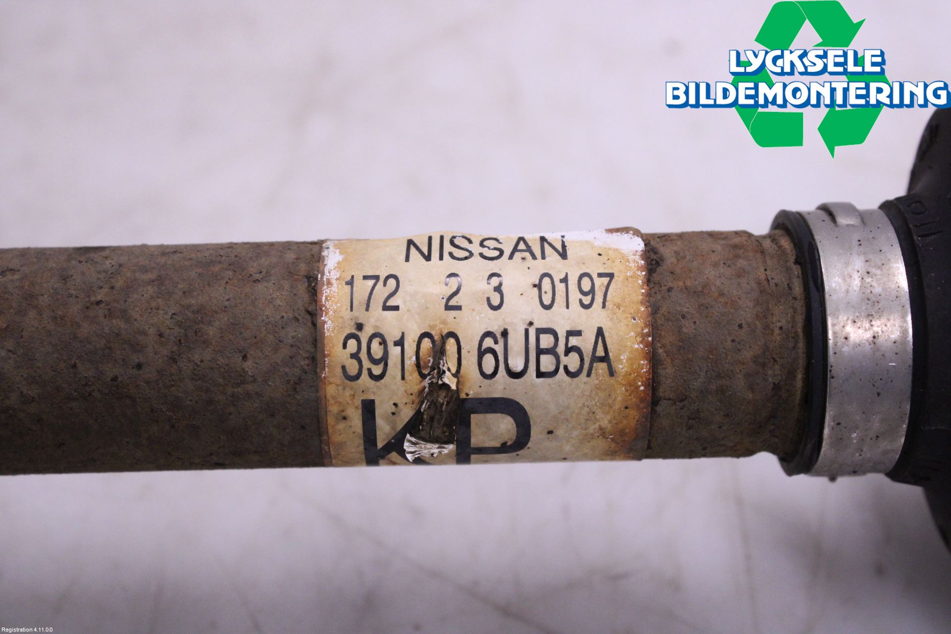 Nissan QASHQAI 21- Drivaxel Fram Höger
