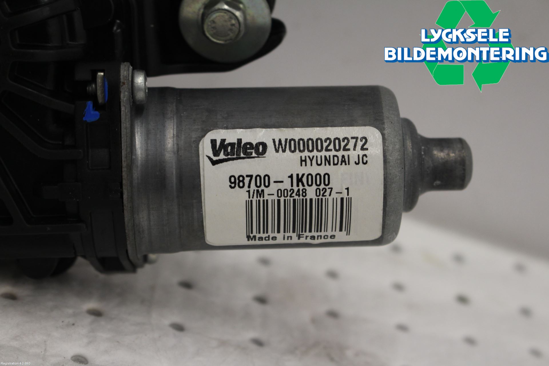 Hyundai ix20 Torkarmotor Baklucka