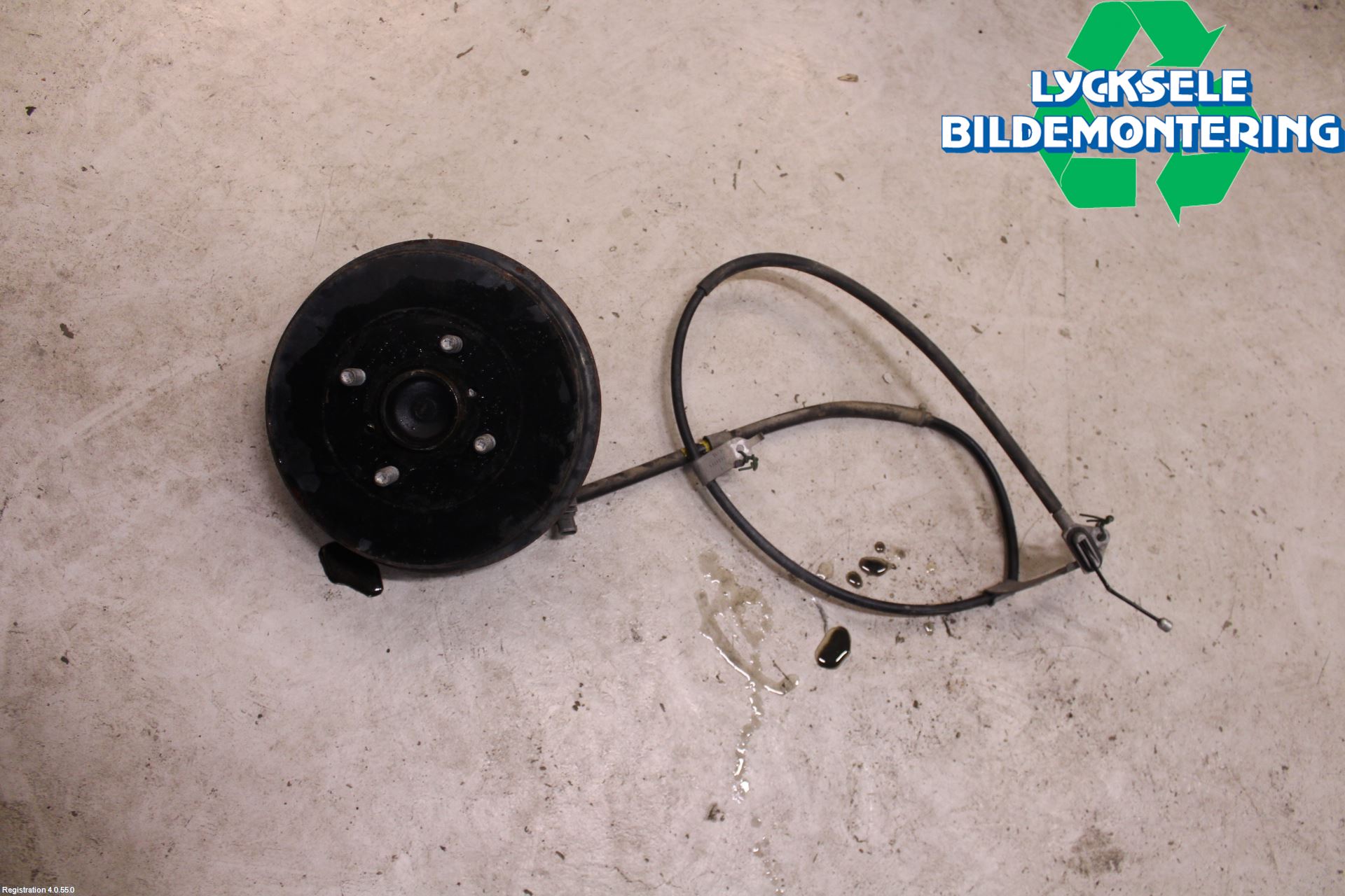 Toyota YARIS XP130 15-20 Bromstrumma Bak