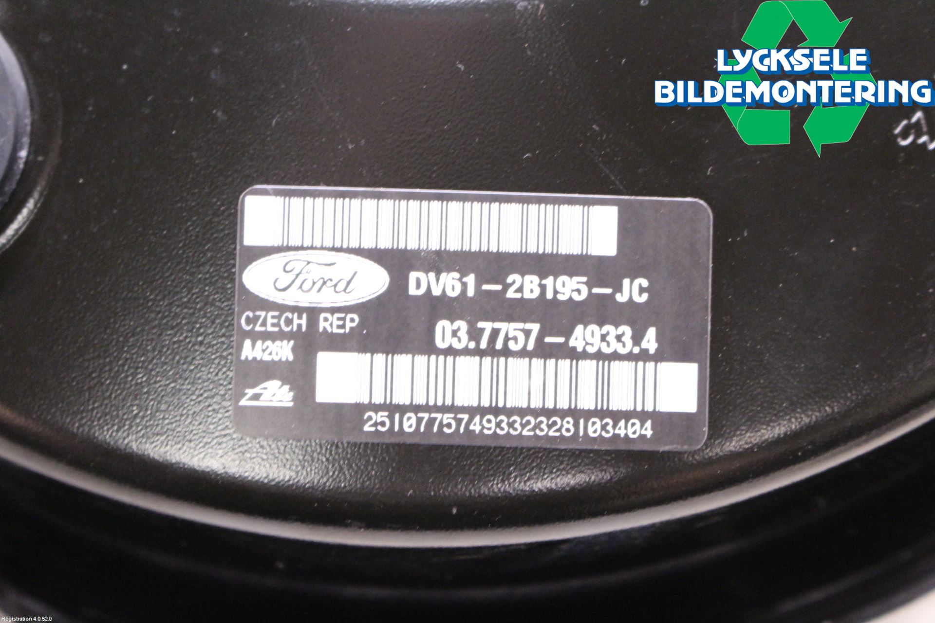 Ford KUGA 17-19 Bromsservo