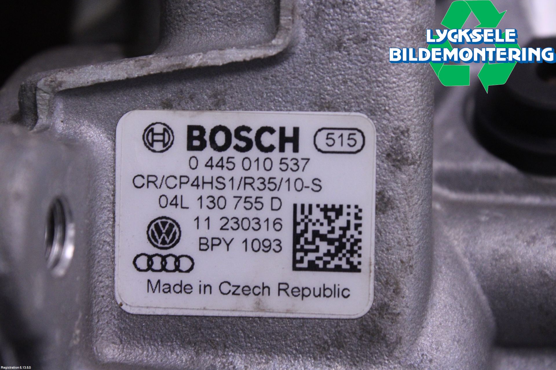 Audi A4/S4 B9 16-19 Bränsle Insppump Diesel