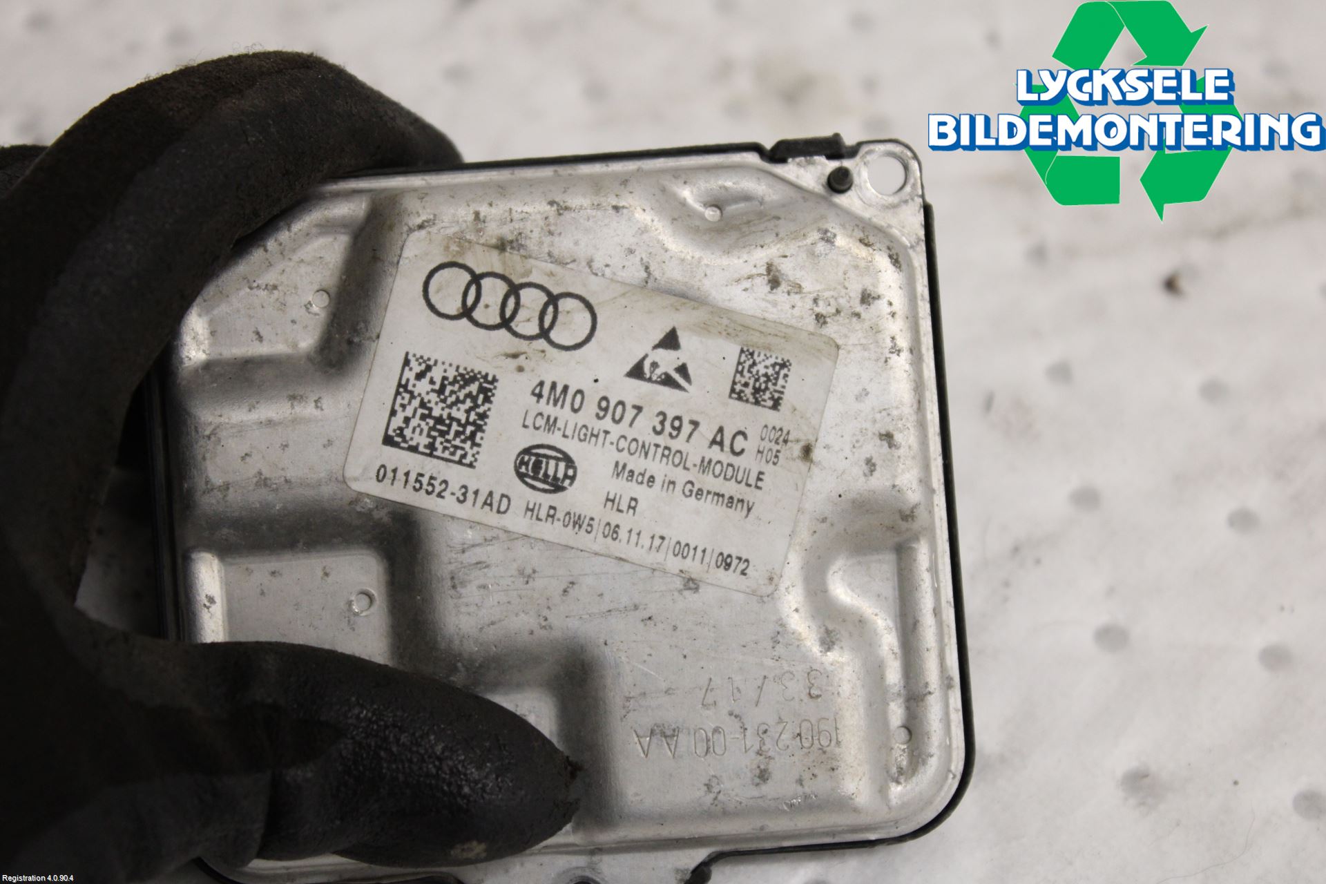 Audi A4/S4 B9 16-19 Styrenhet Strålkastare