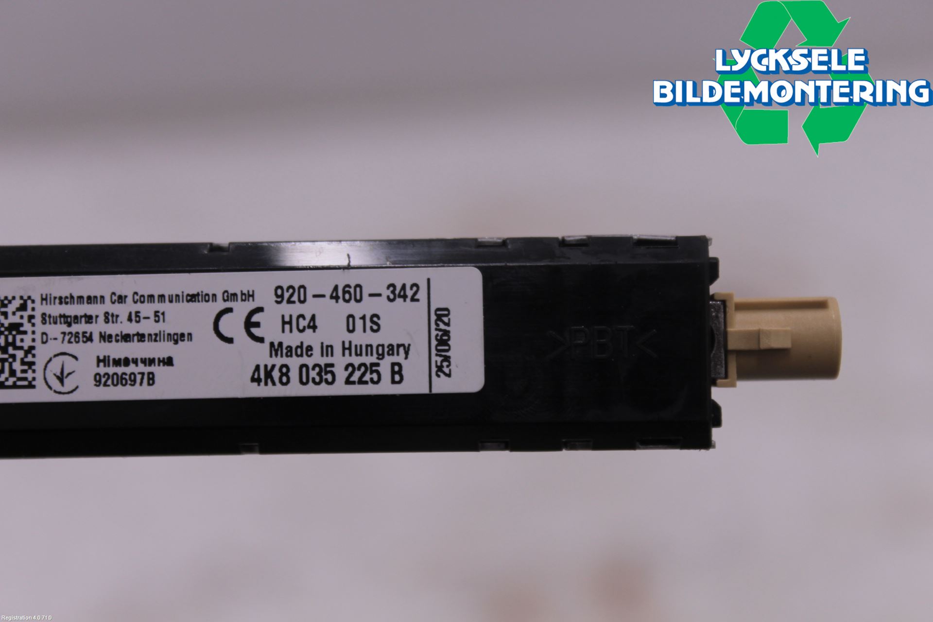 Audi A7 Sportback 4K 18- Antennförstärkare