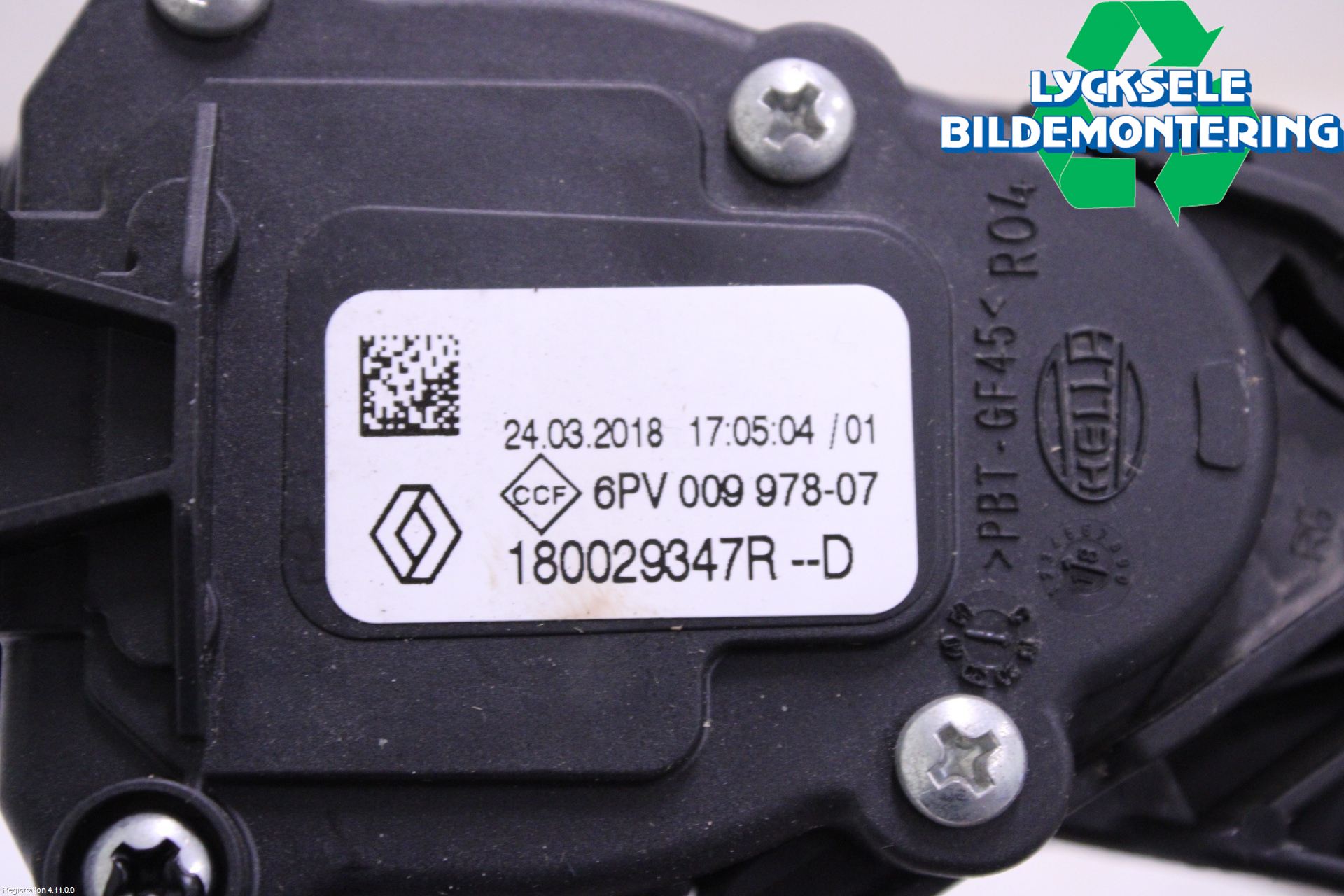 Renault CLIO IV 16-19 Gaspedal