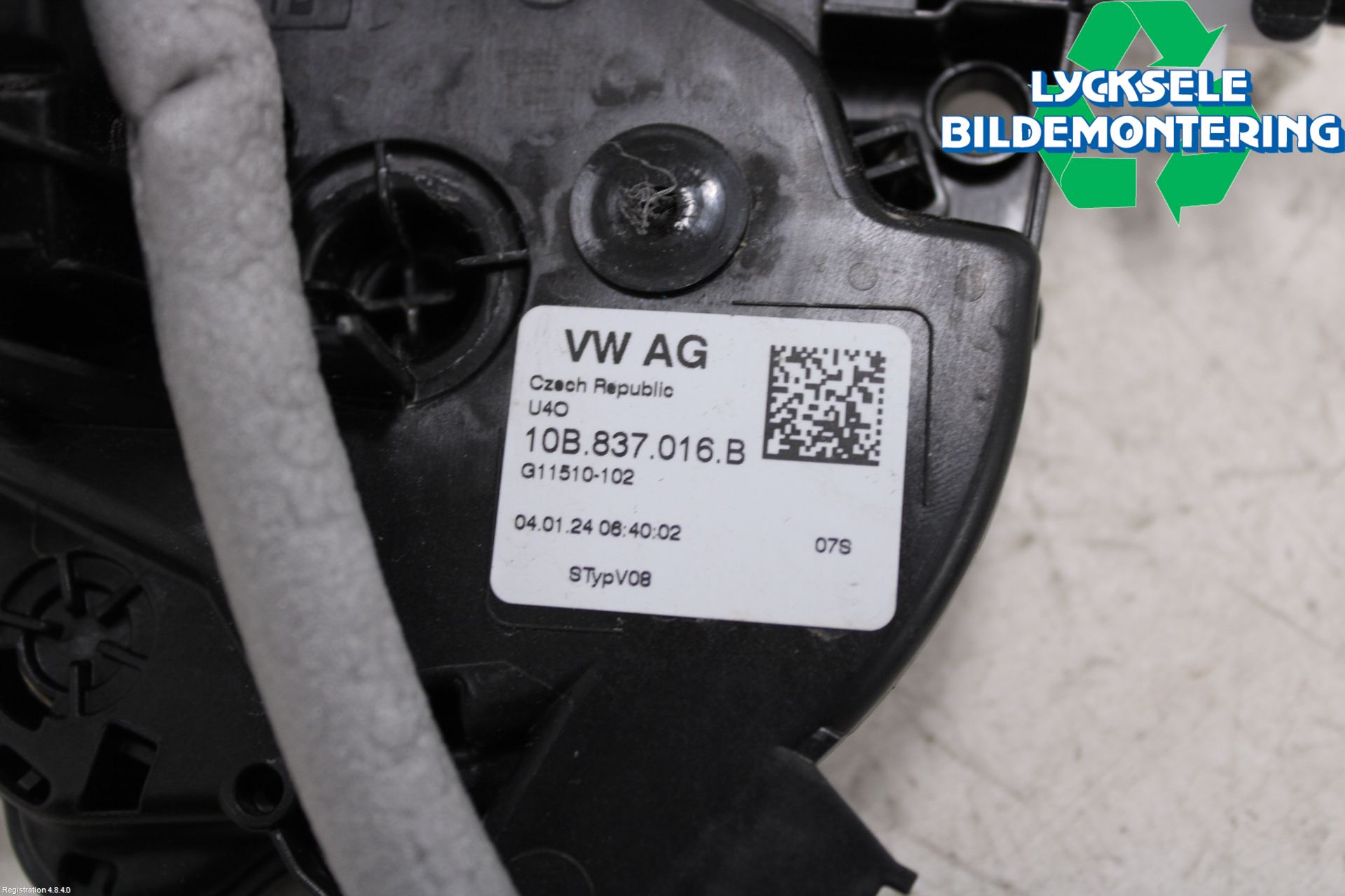 Volkswagen VW TAIGO 22- Låskista-Dörrlås