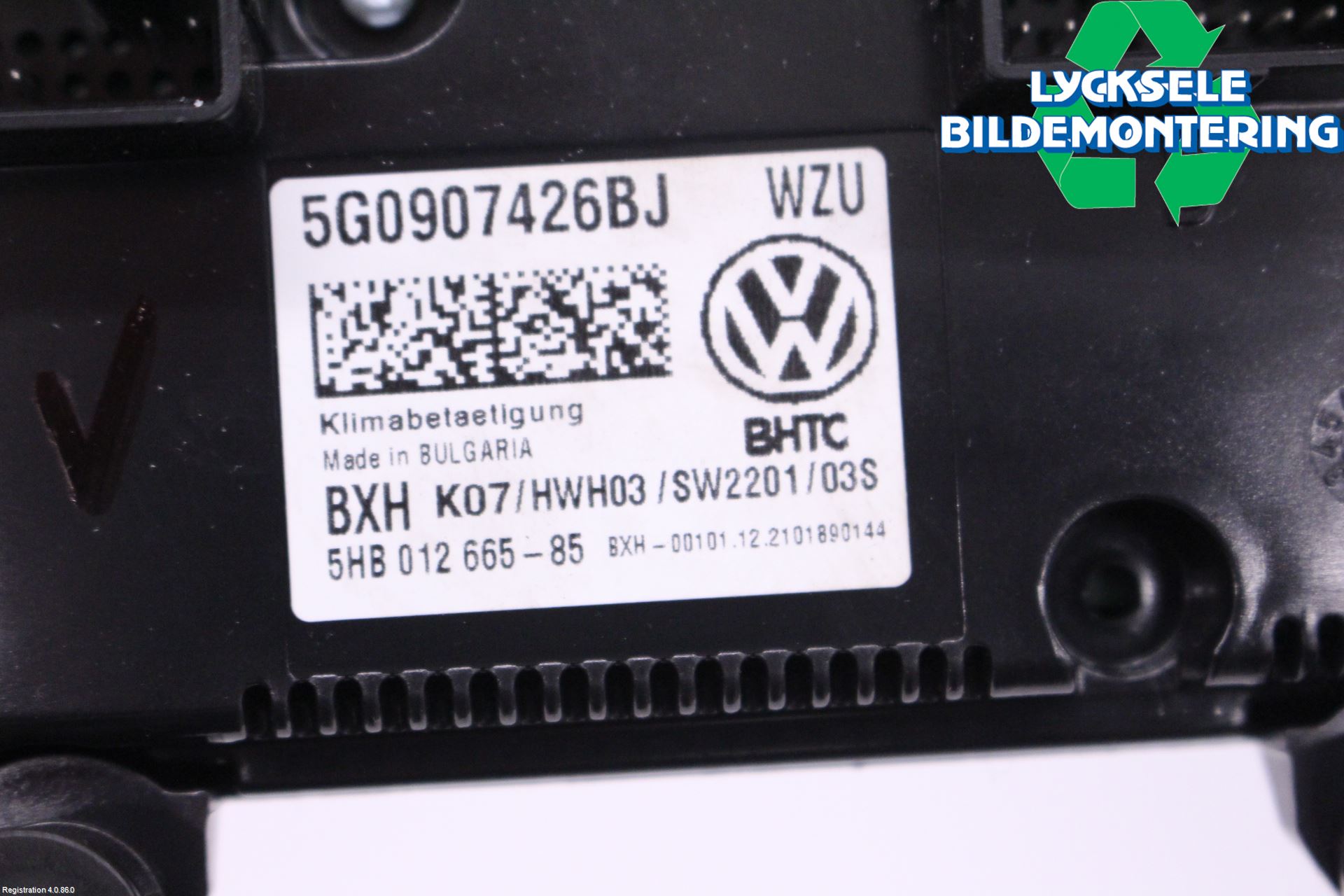 Volkswagen VW T-ROC 18- Ac Styrenhet Ac Manöveren
