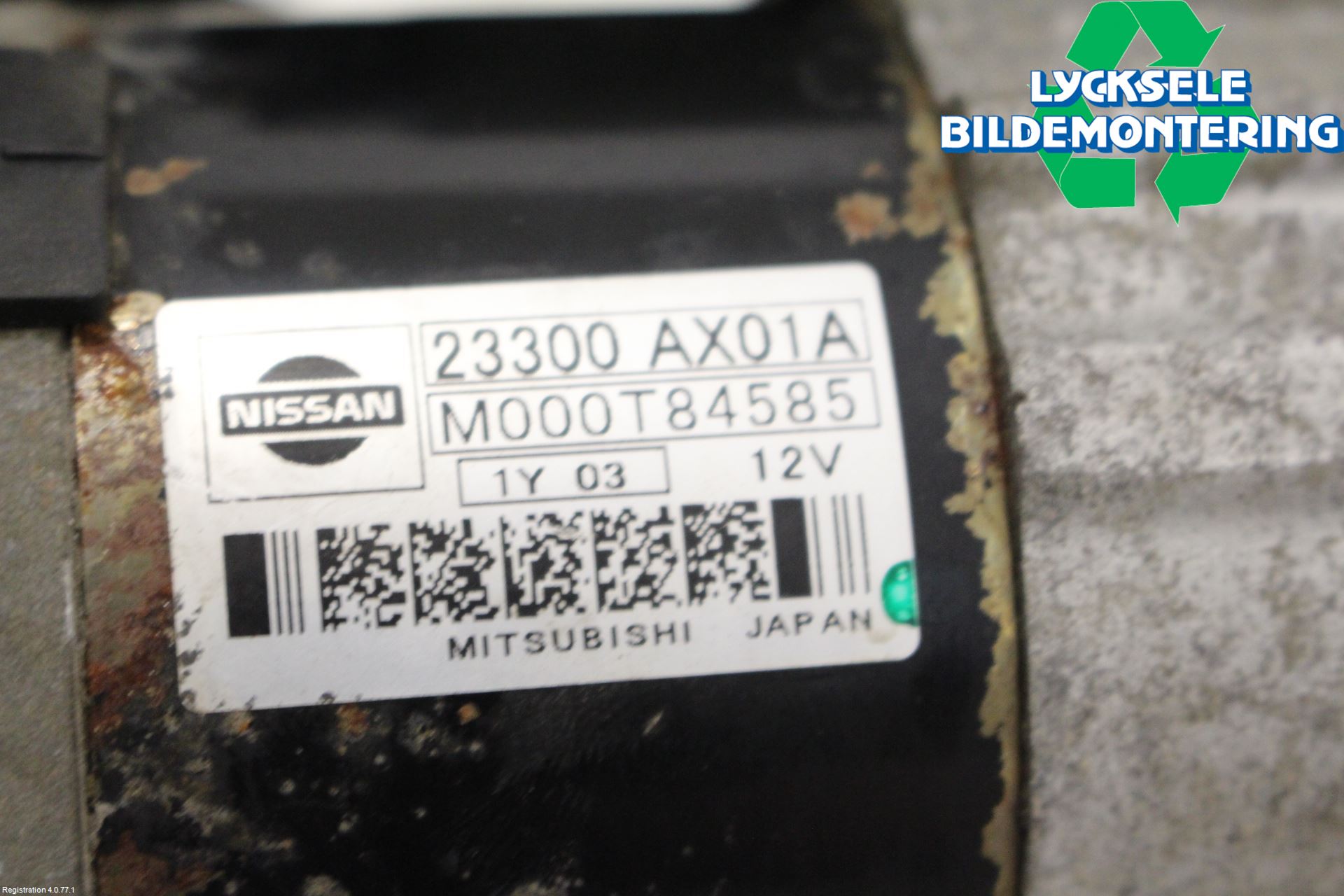Nissan NOTE E11 06-14 Startmotor