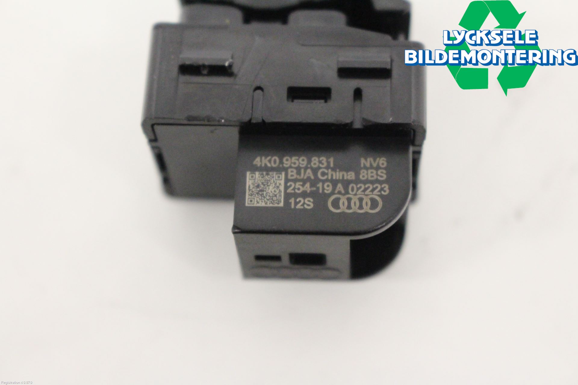 Audi E-TRON, S GE 19- Strömställare Baklucka