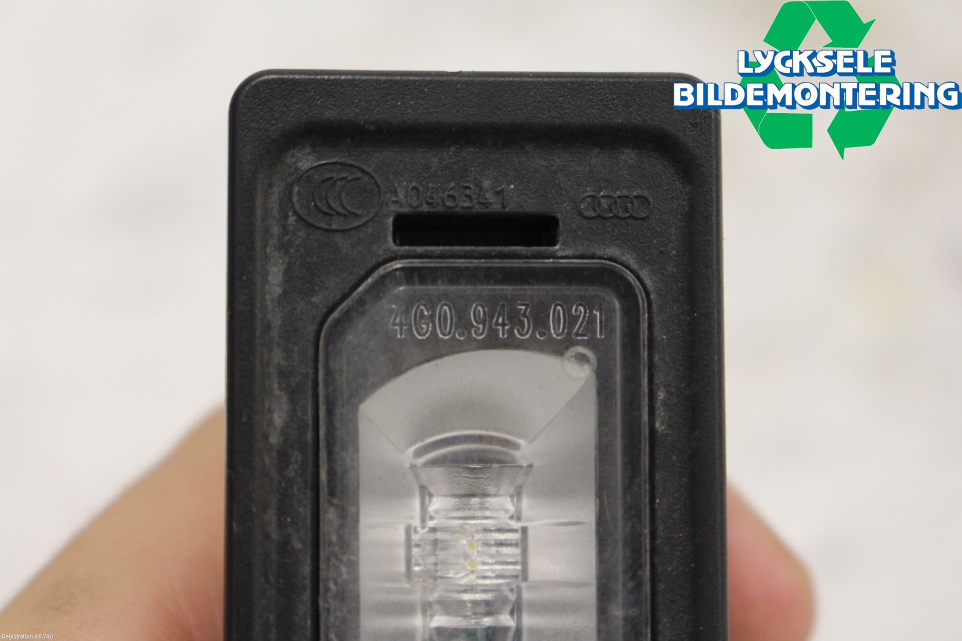 Audi A6 ALLROAD 12-18 Skylt Belysning