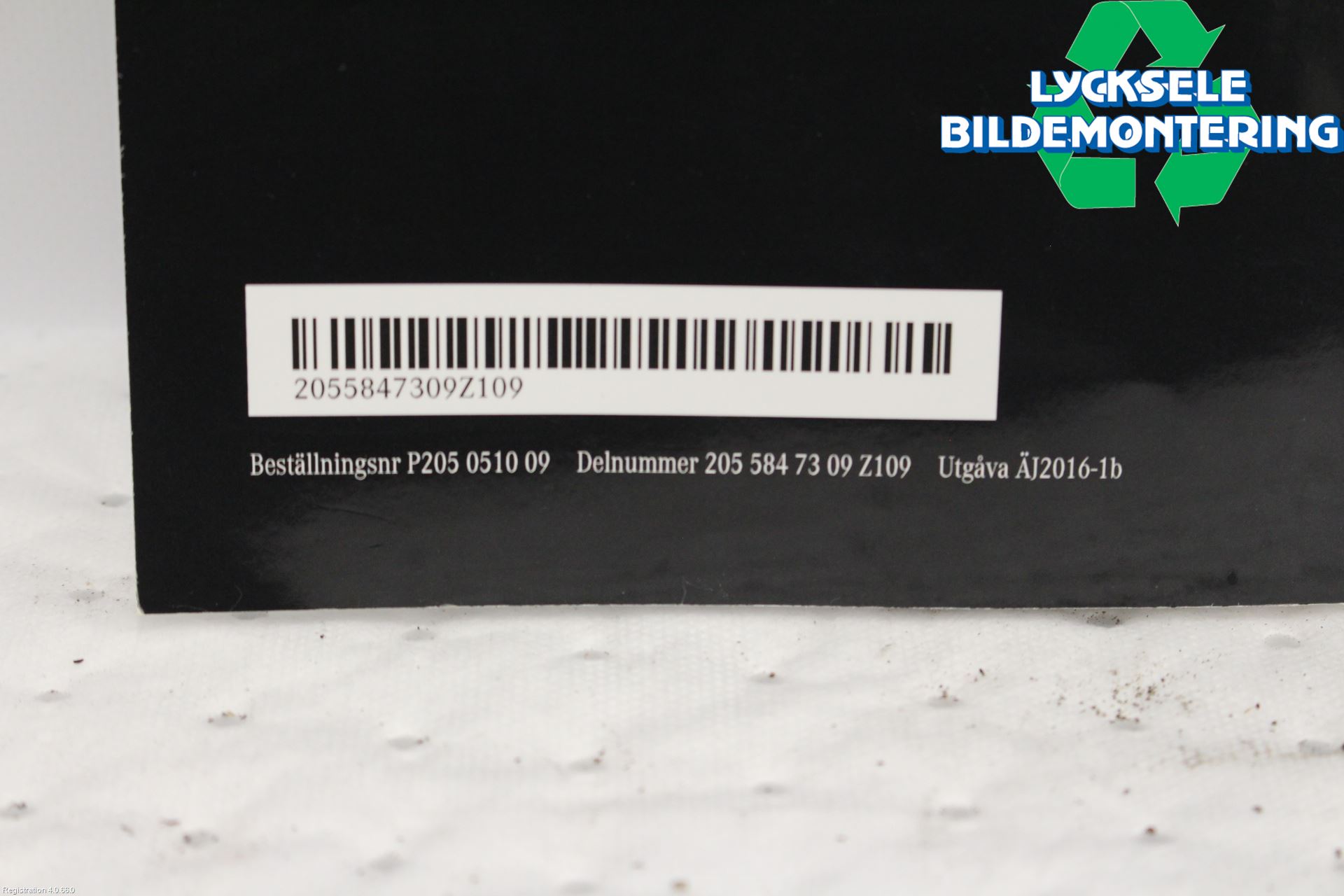 Mercedes-Benz MB C-KLASS (W205) 14-21 Instruktionsbok