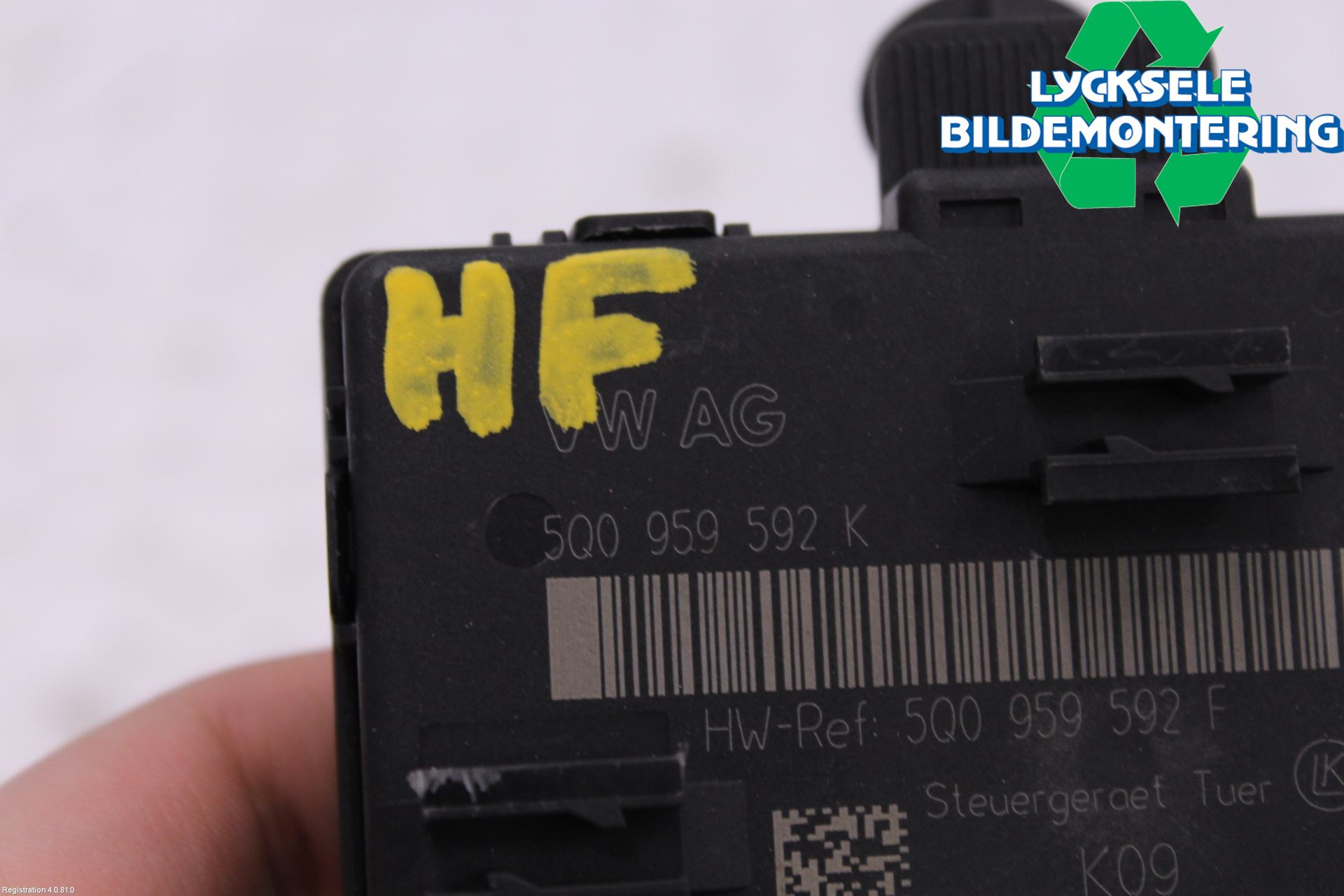 Volkswagen VW GOLF / E-GOLF VIII 20- Styrenhet Dörr