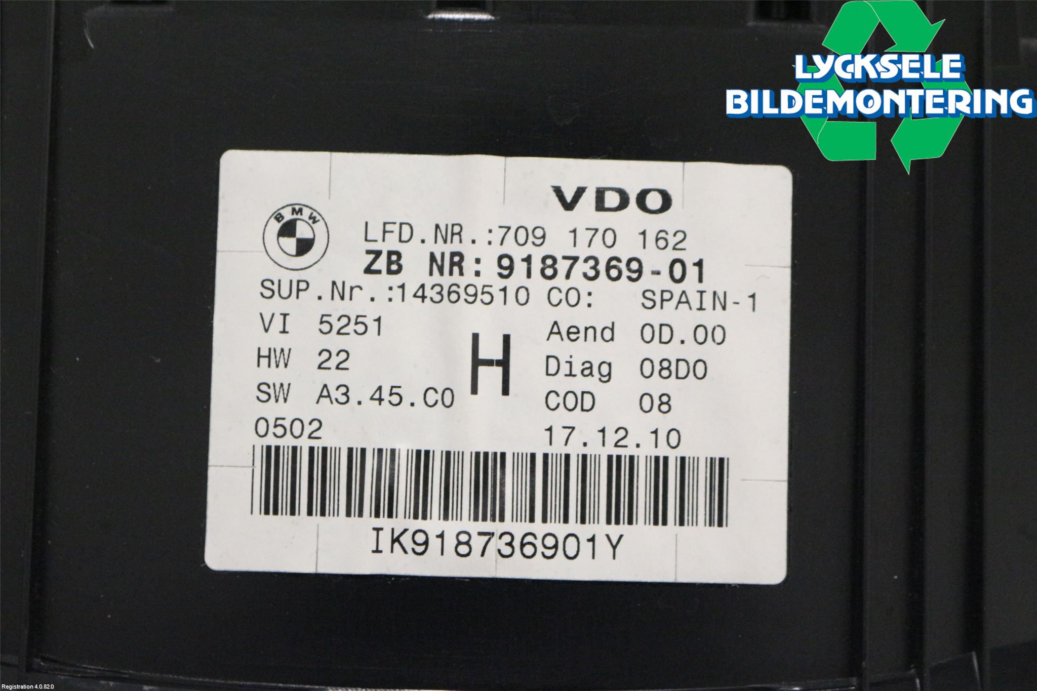 BMW X1 E84 10-15 Instrument Komb