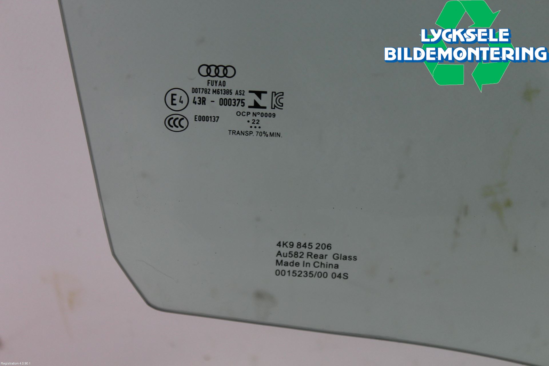 Audi A6 F2/C8 19- Dörruta Bak Höger