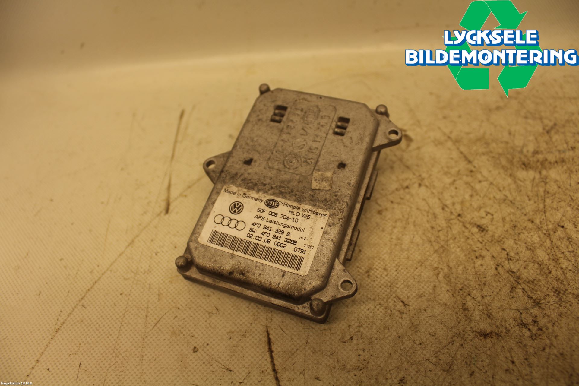 Audi A6/S6     05-11 Styrenhet Strålkastare