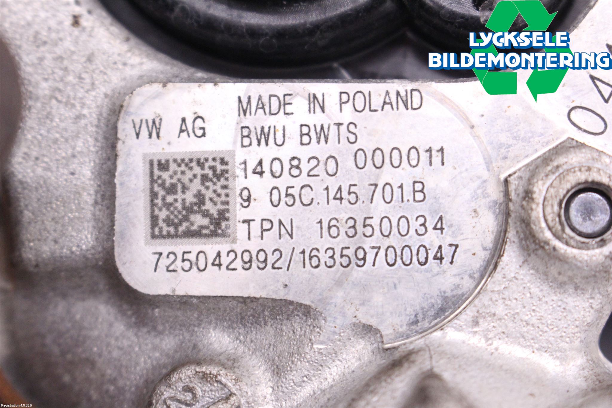 Seat ARONA Turboaggregat