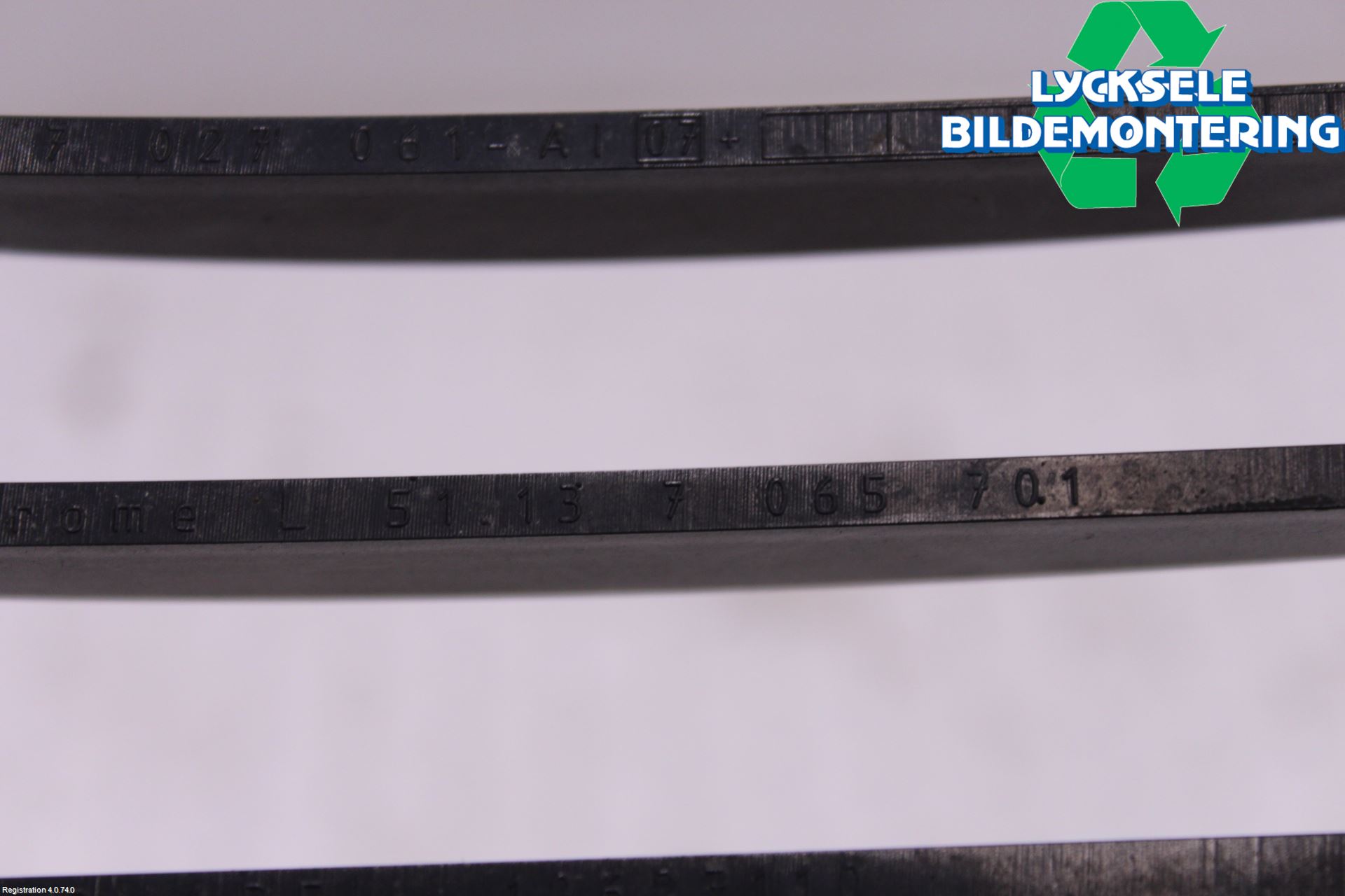 BMW 5 E60/61 Sed/Tou 02-10 Grilldel Vänster