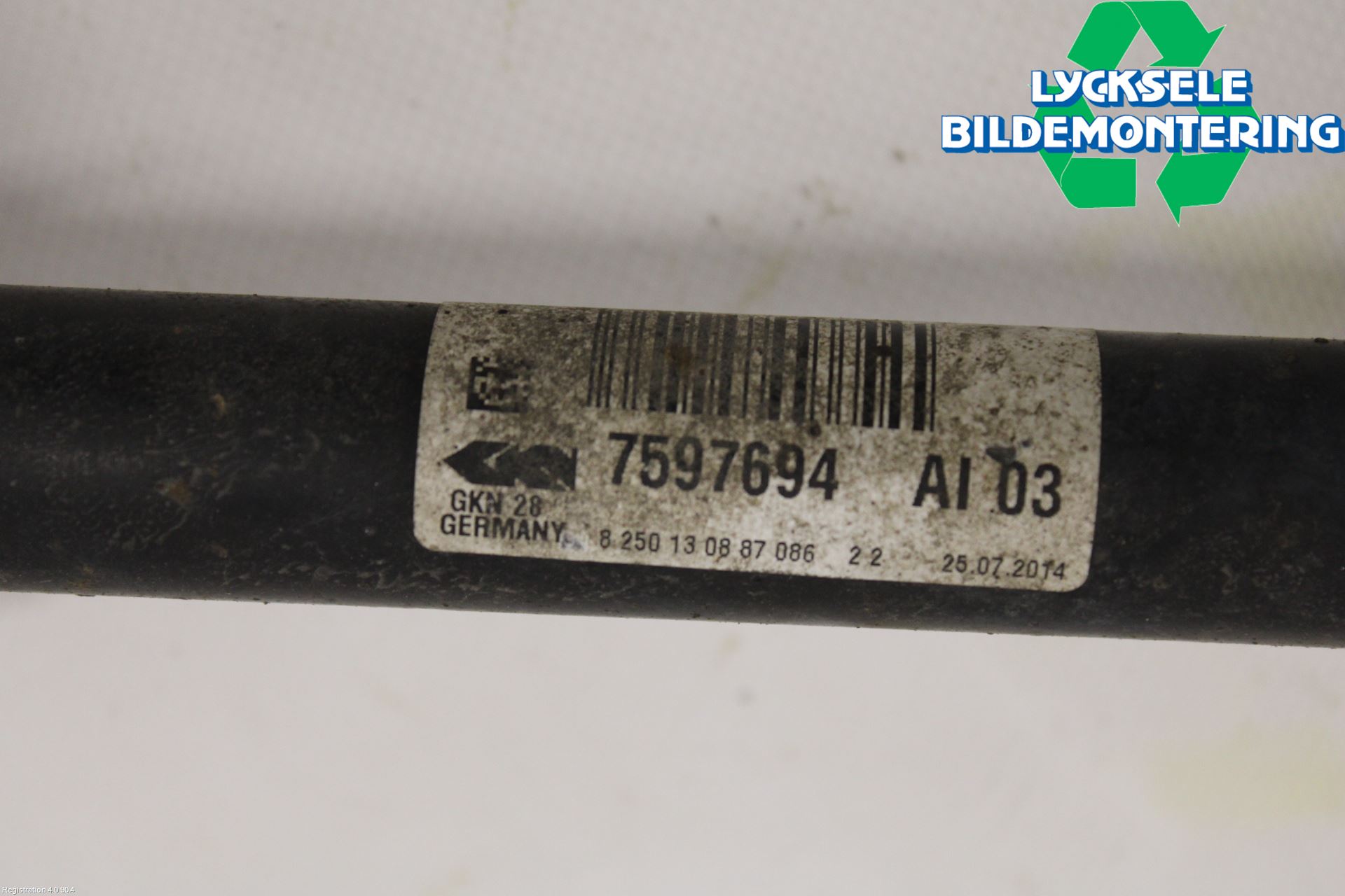 BMW 4 F32/F33/F82/F83 13-20 Drivaxel Fram Höger