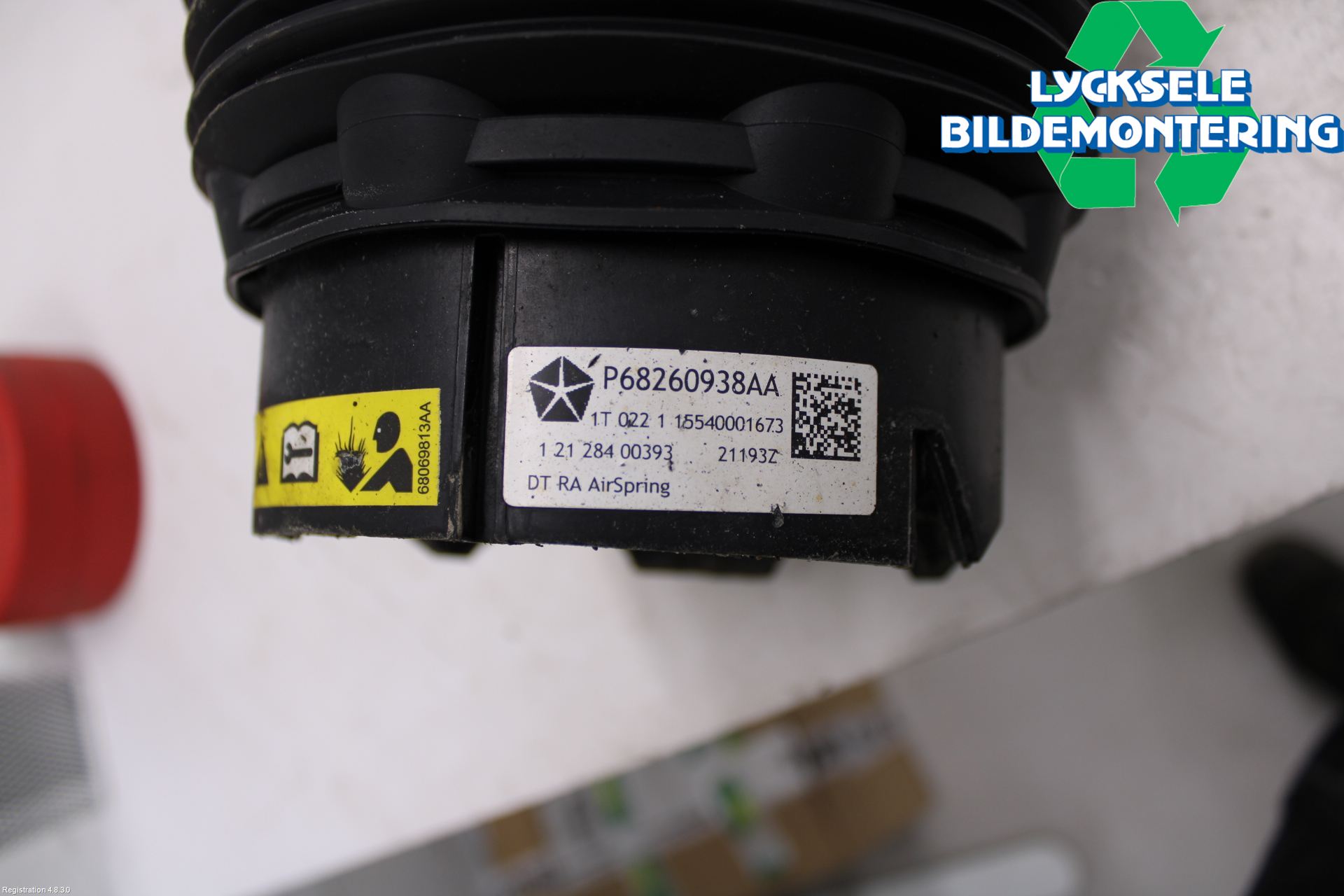 Dodge PICK UP RAM 81- Nivå-Luftfjädring Bälg