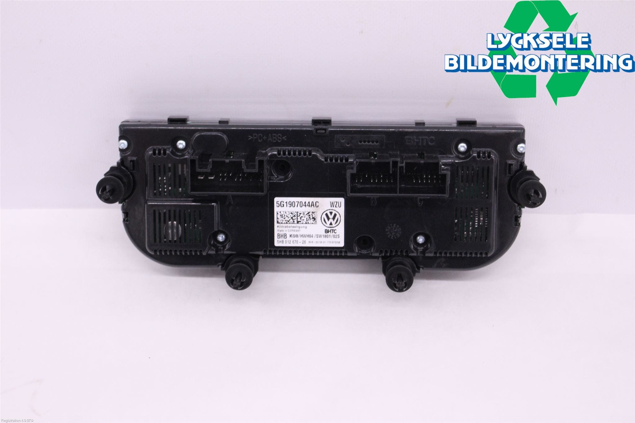 Volkswagen VW GOLF / E-GOLF VII 13-20 Ac Styrenhet Ac Manöveren