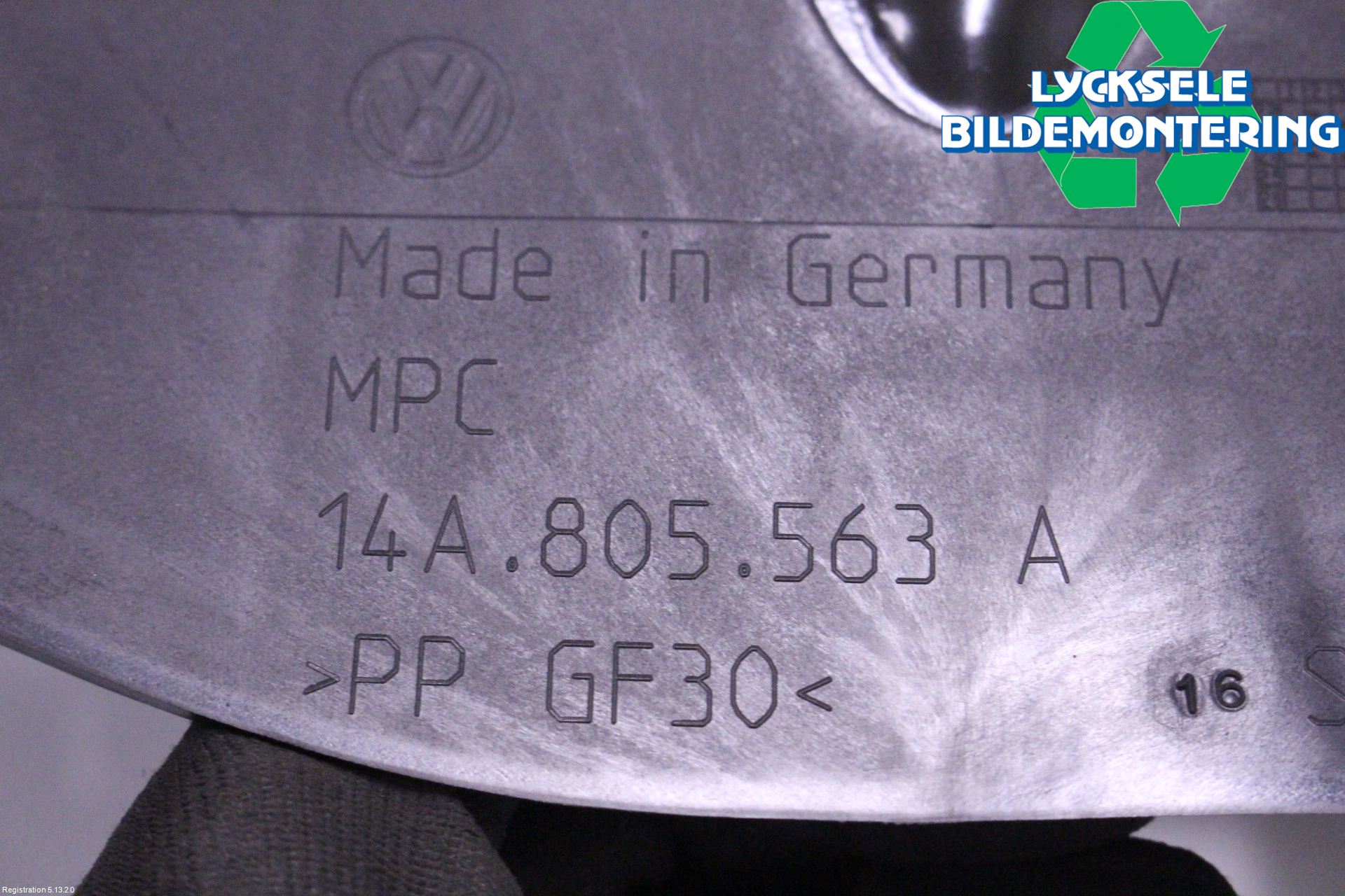 Volkswagen VW ID.7/TOURER 24- Frontplåt Övre