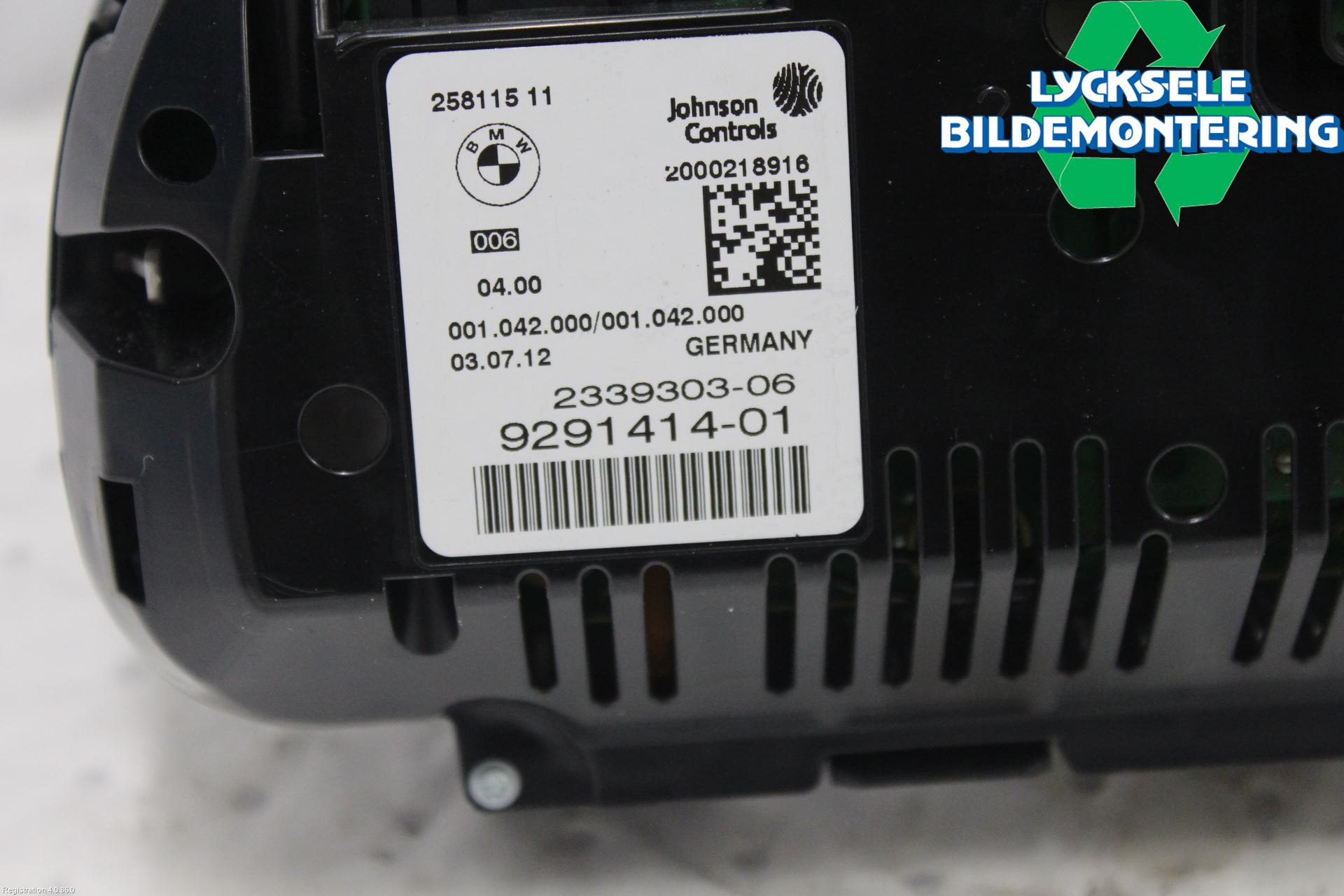 BMW 5 F10/F11/F18 09-17 Instrument Komb