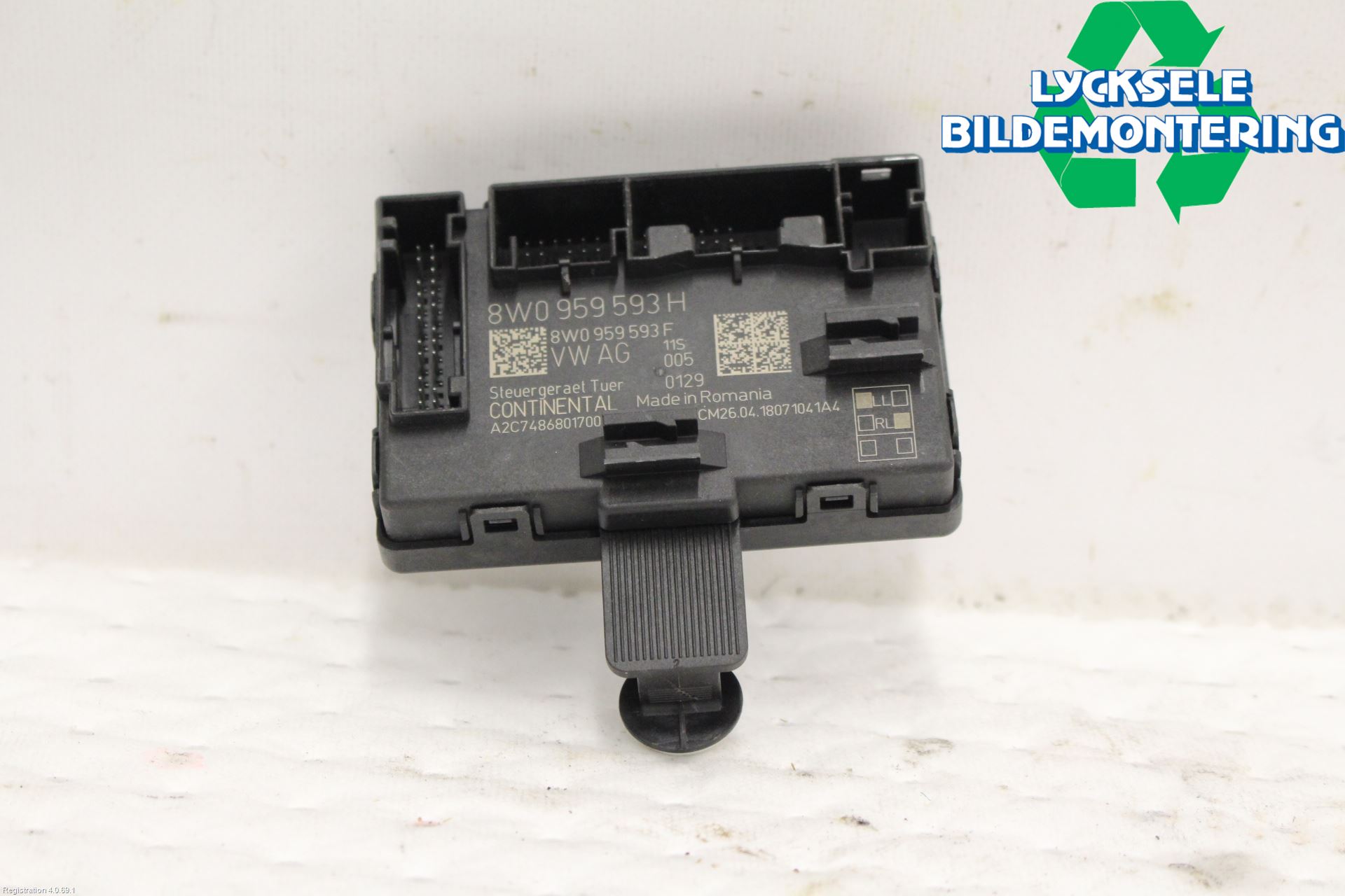 Audi A4/S4 B9 16-19 Styrenhet Dörr